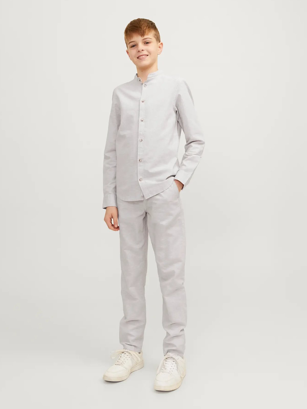 Jack and Jones Junior Kane Summer Jogger Jnr Crockery Melange