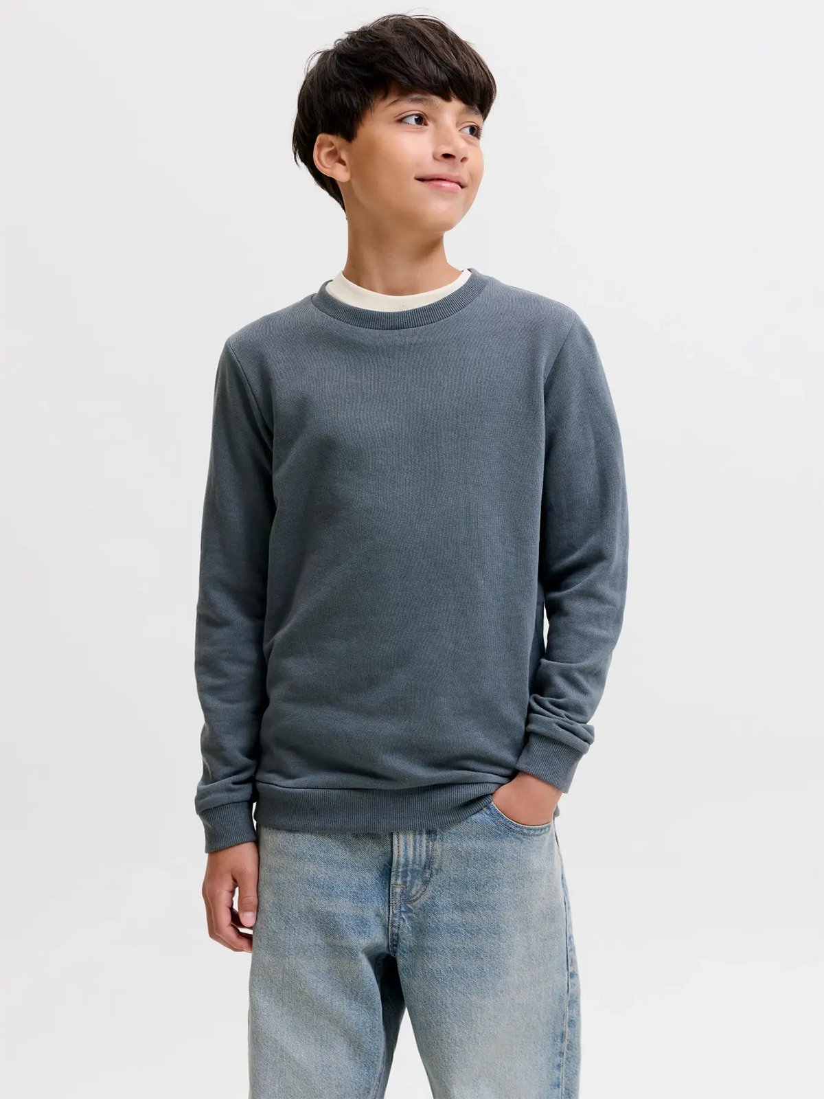 Jack and Jones Junior Bradley Sweat Crew Junior Turbulence