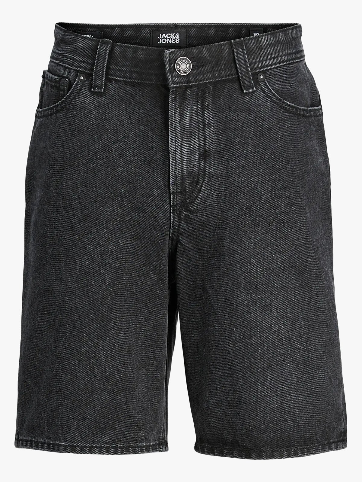 Jack and Jones Junior Tony Original Shorts Jnr Black Denim