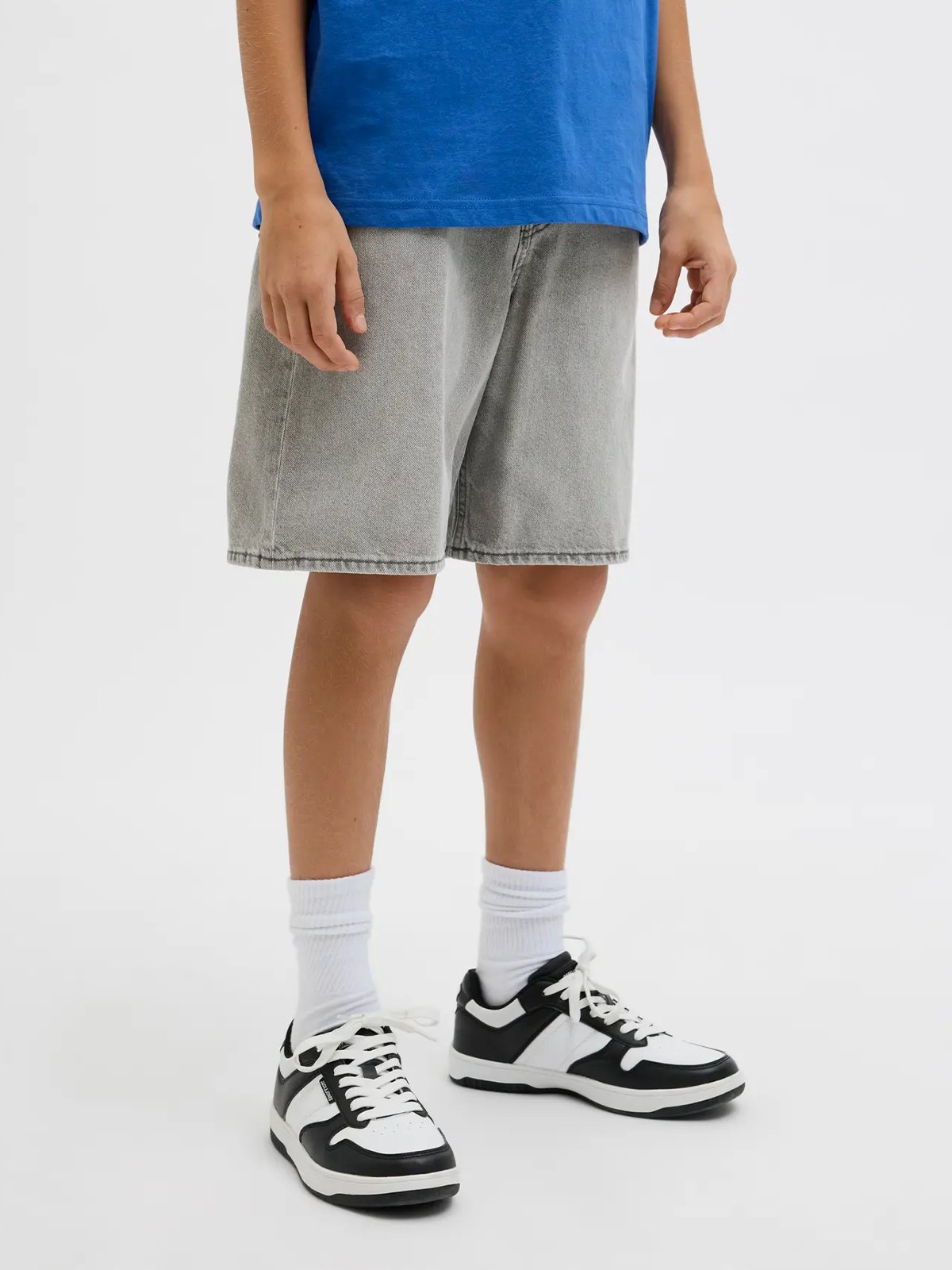 Jack and Jones Junior Tony Original Shorts Junior Grey Denim