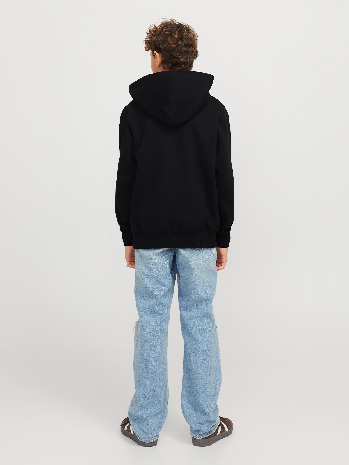 Jack and Jones Junior Urban Edge Sweat Hood Jnr Black