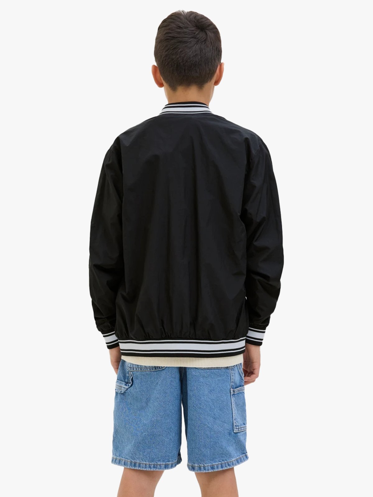 Jack and Jones Junior Almeria Bomber Jacket Junior Black