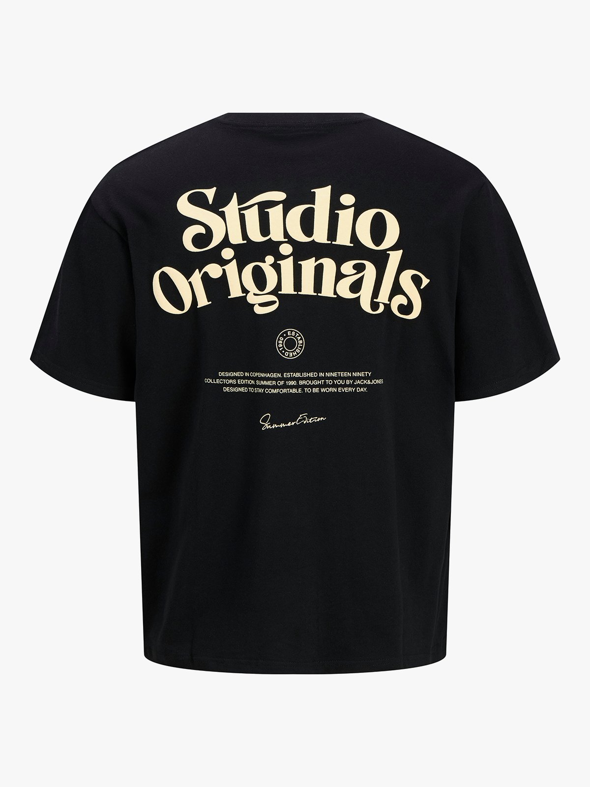 Jack and Jones Junior Capulco Type Tee Crew Neck Junior Black