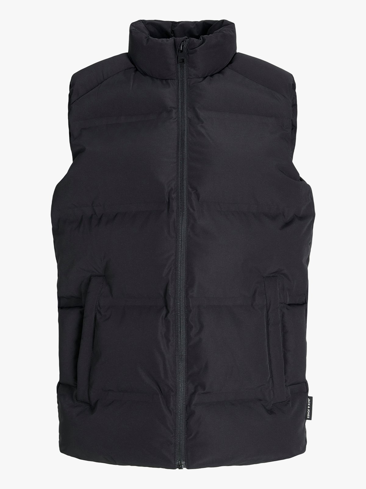 Jack and Jones Junior Soho Bodywarmer Collar Jnr Black