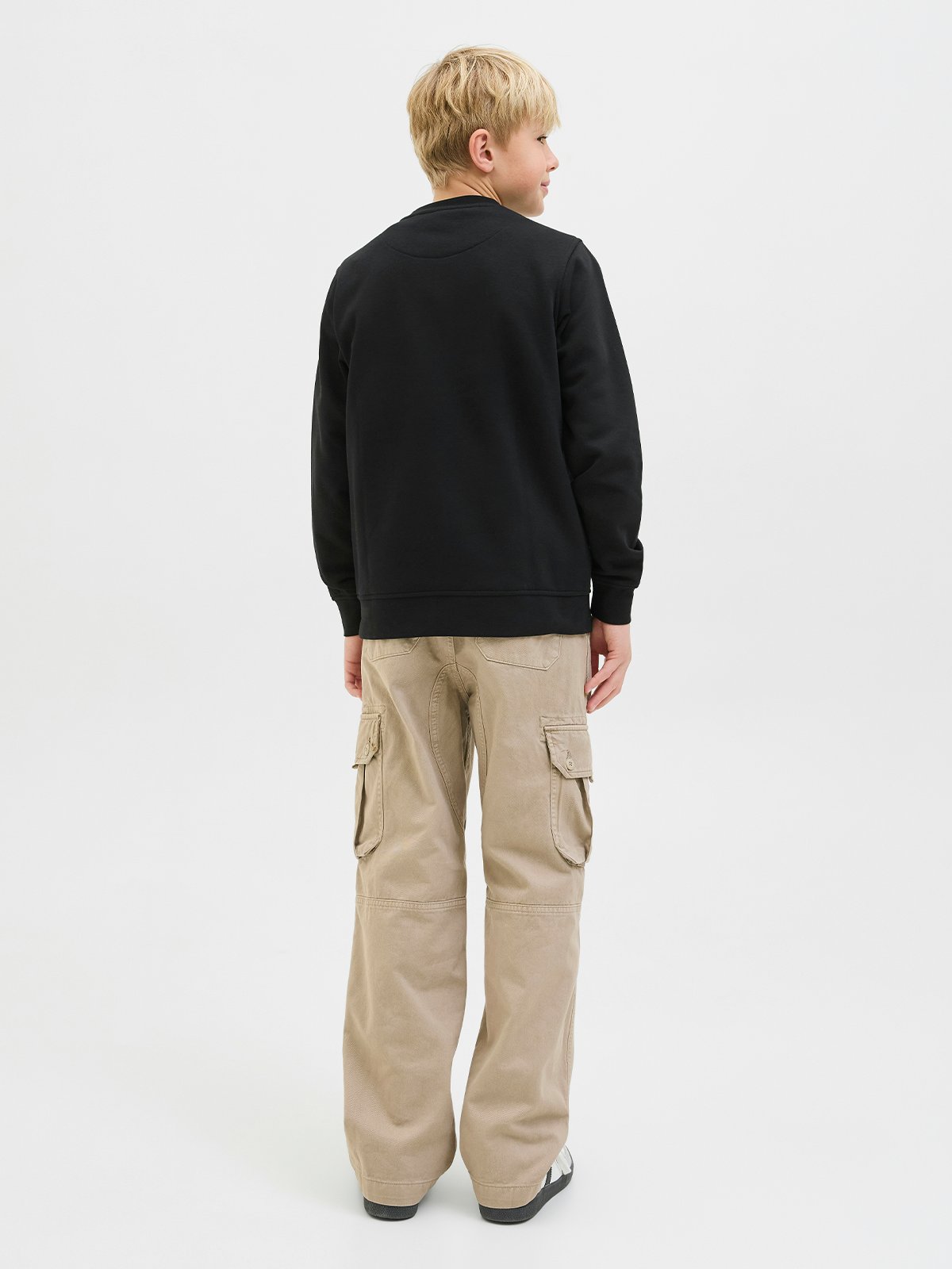 Jack and Jones Junior Soho Sweat Crew Neck Junior Black