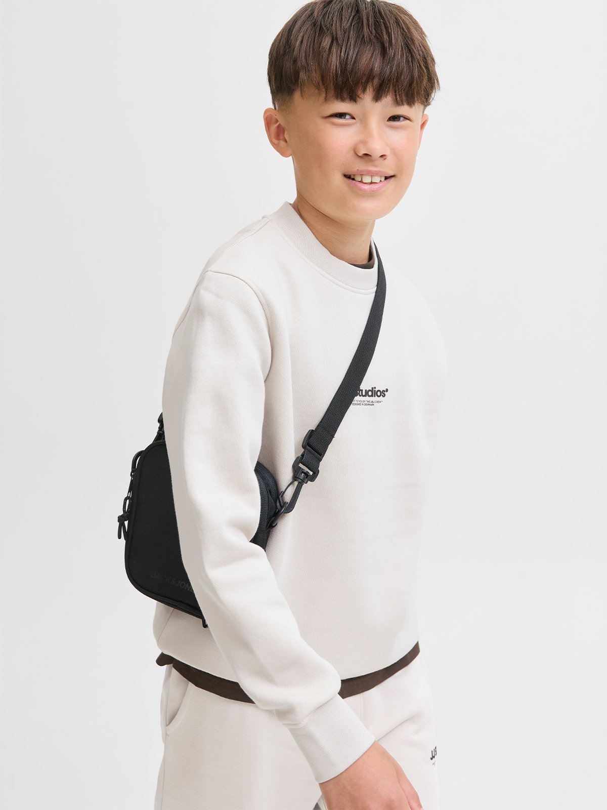 Jack and Jones Junior Soho Sweat Crew Neck Junior Moonbeam