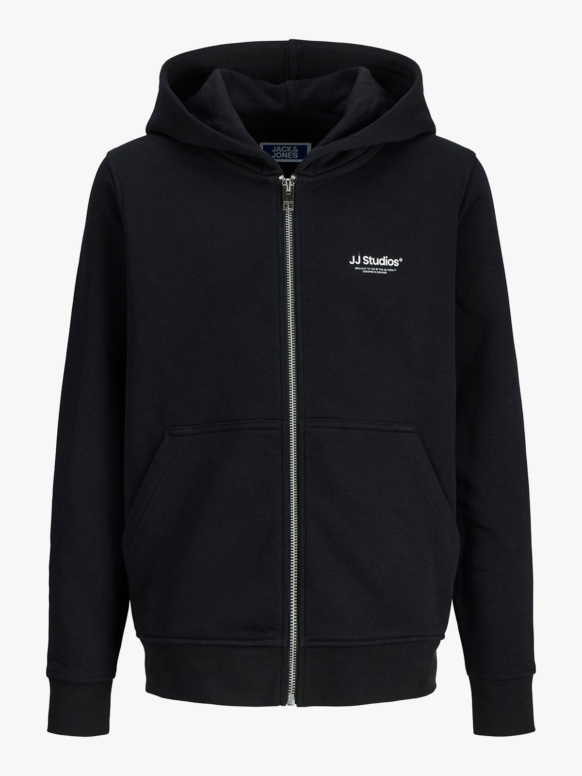 Jack and Jones Junior Soho Sweat Zip Hood Black