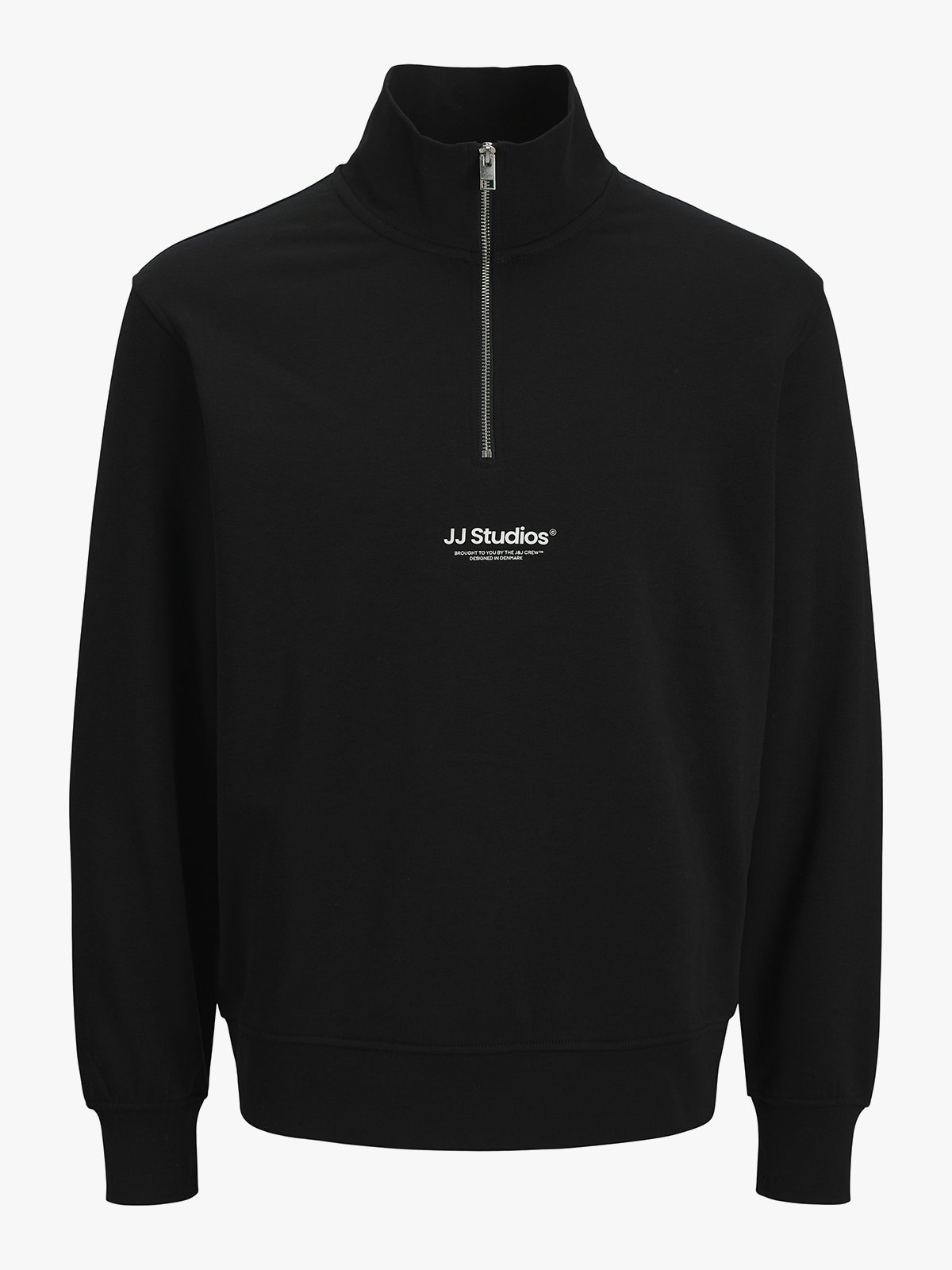 Jack and Jones Junior Soho Sweat Quarter Zip Black