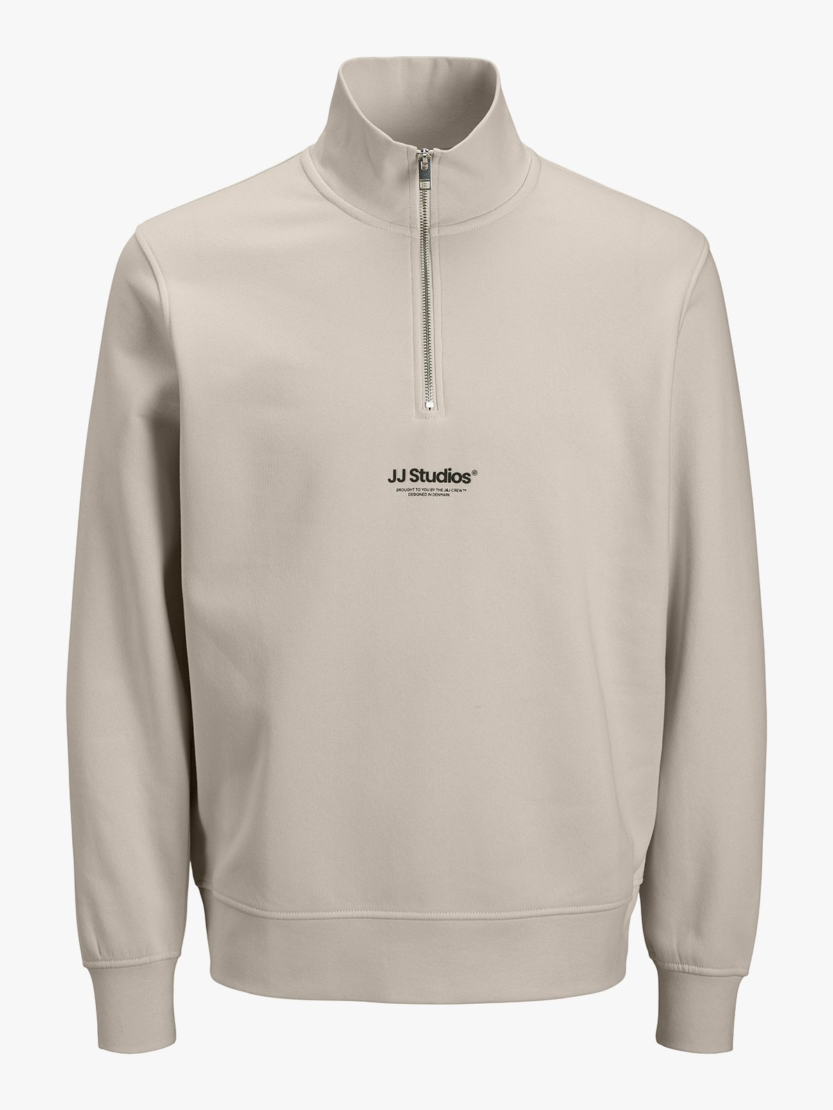 Jack and Jones Junior Soho Sweat Quarter Zip Moonbeam
