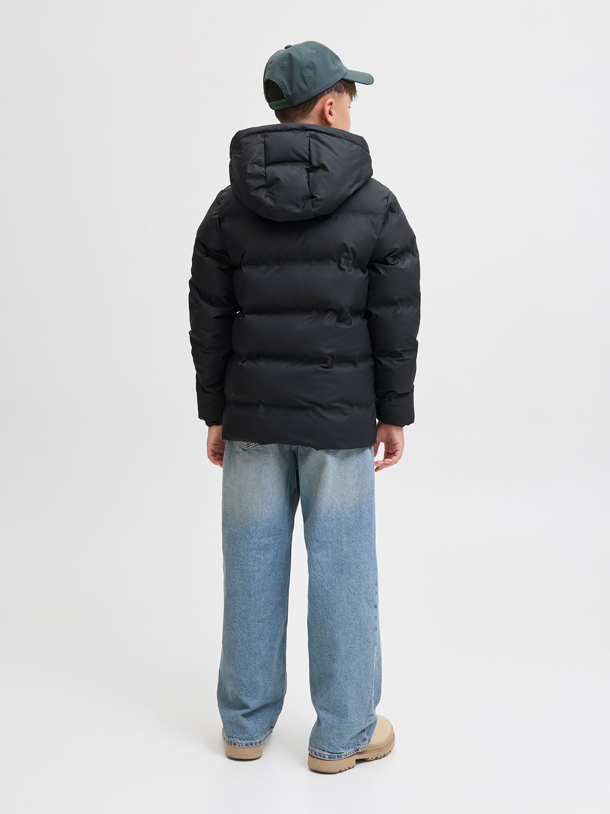 Jack and Jones Junior Elements Puffer Black