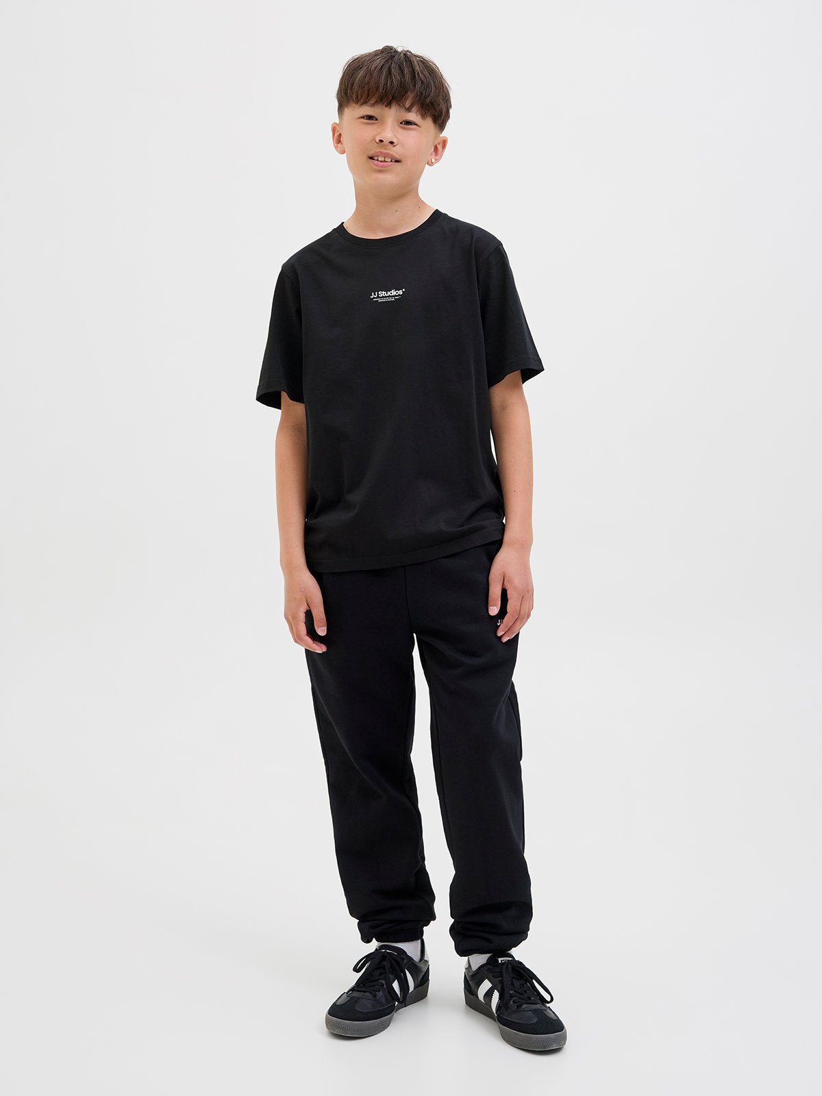 Jack and Jones Junior Soho Tee Crew Neck Black
