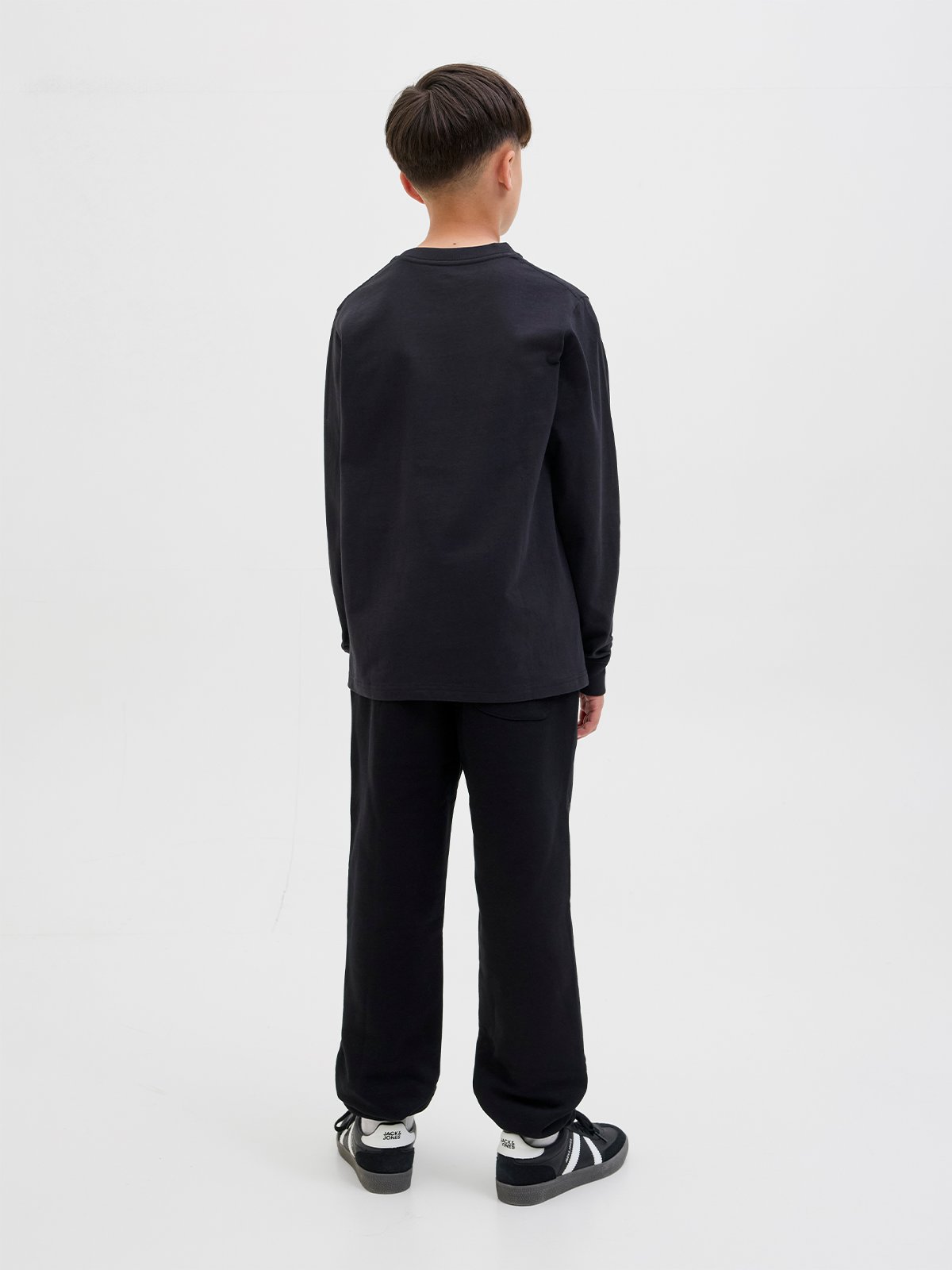 Jack and Jones Junior Soho Tee Crew Neck Jnr Black