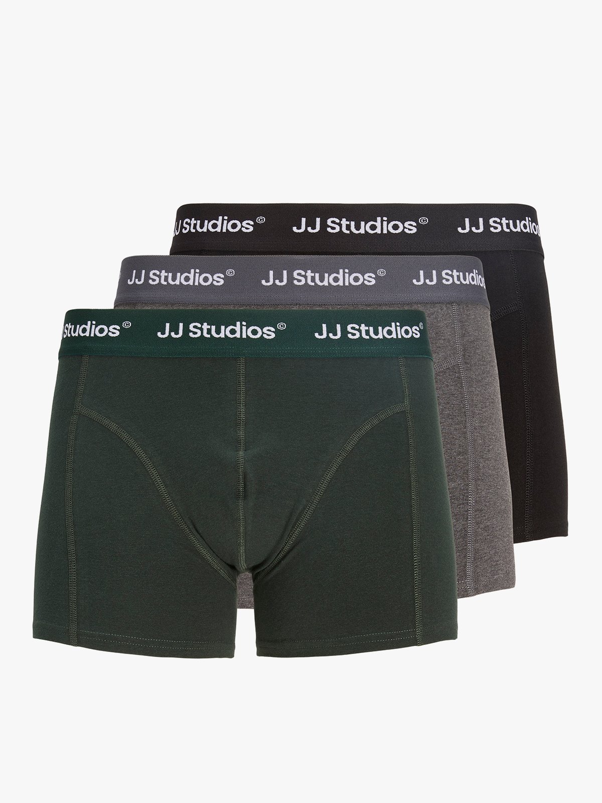 Jack & Jones Junior Soho Solid Trunks 3 Pack Junior Flerfarget