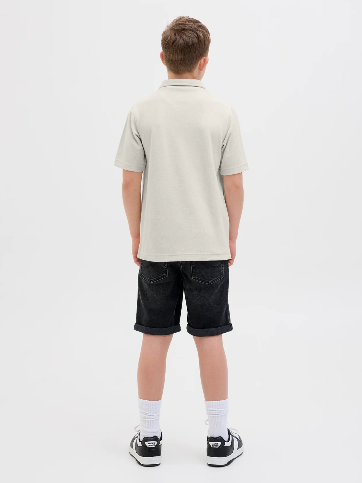 Jack and Jones Junior Laben Polo Junio Cloud Dancer