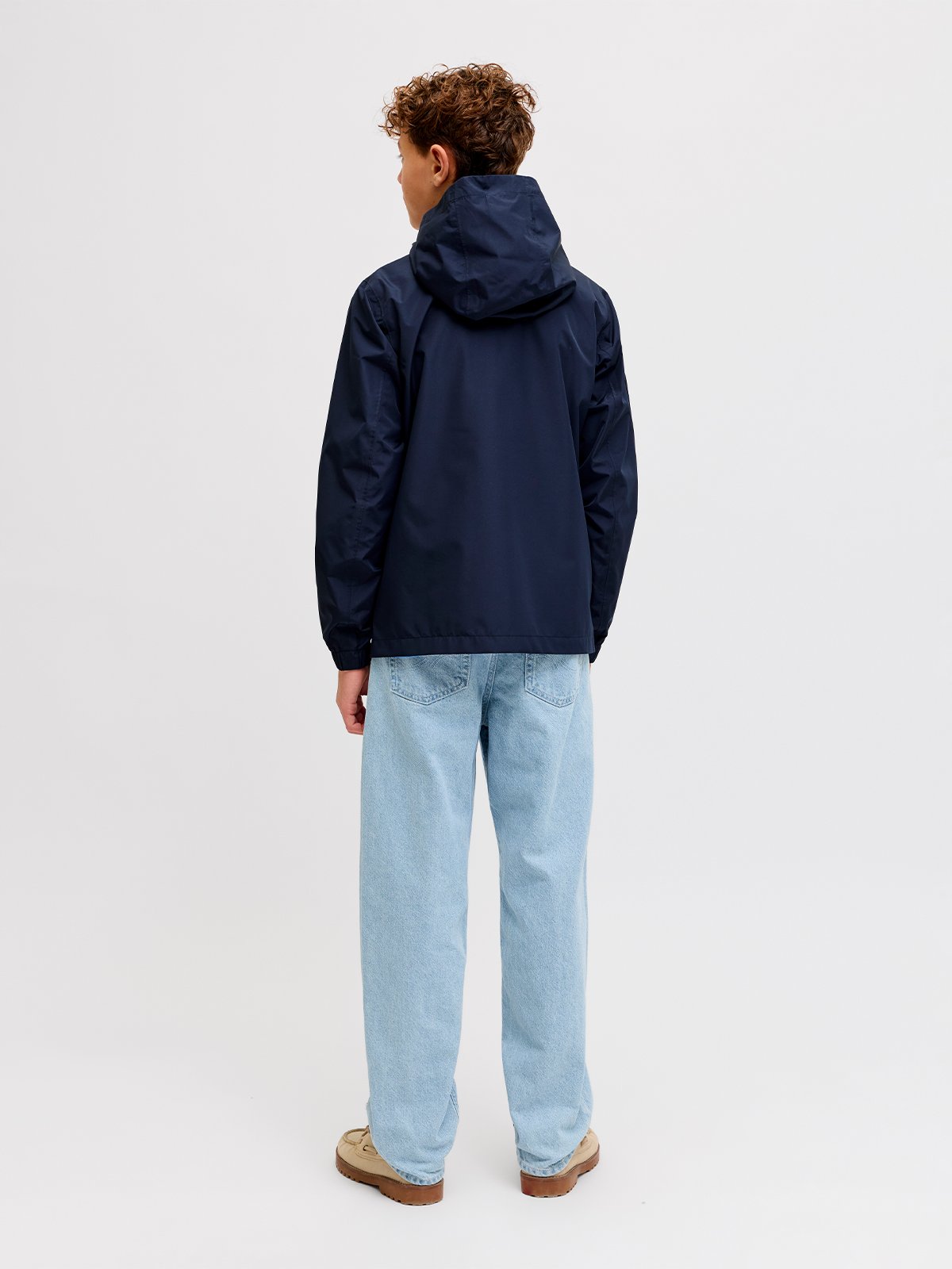 Jack and Jones Junior Junior Flynn Rain Jacket Blue / Navy Blazer