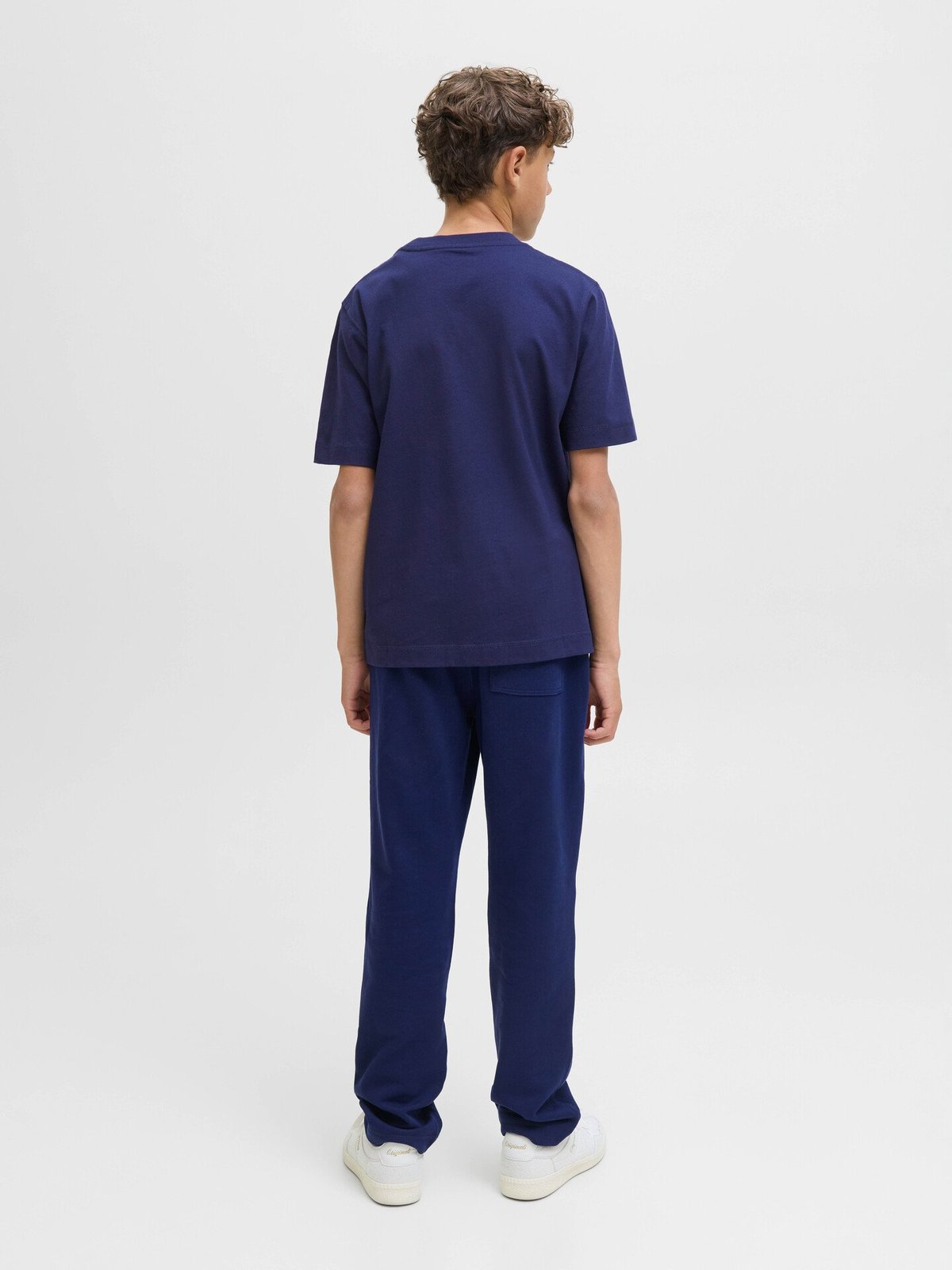 Jack and Jones Junior Norrebro Tee Short Sleeve Junior Ocean Cavern