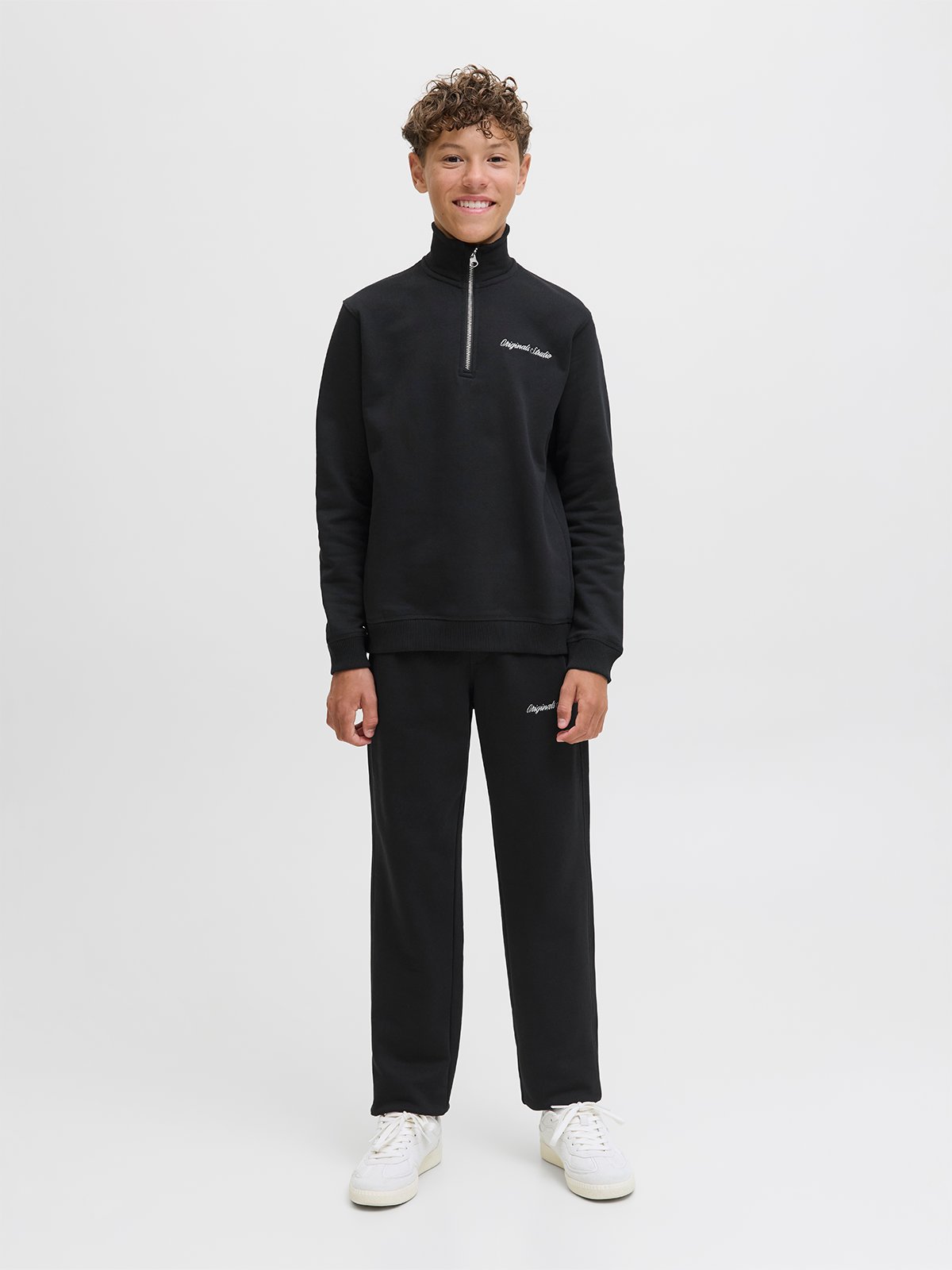 Jack and Jones Junior Kane Norrebro Sweat Pants Black