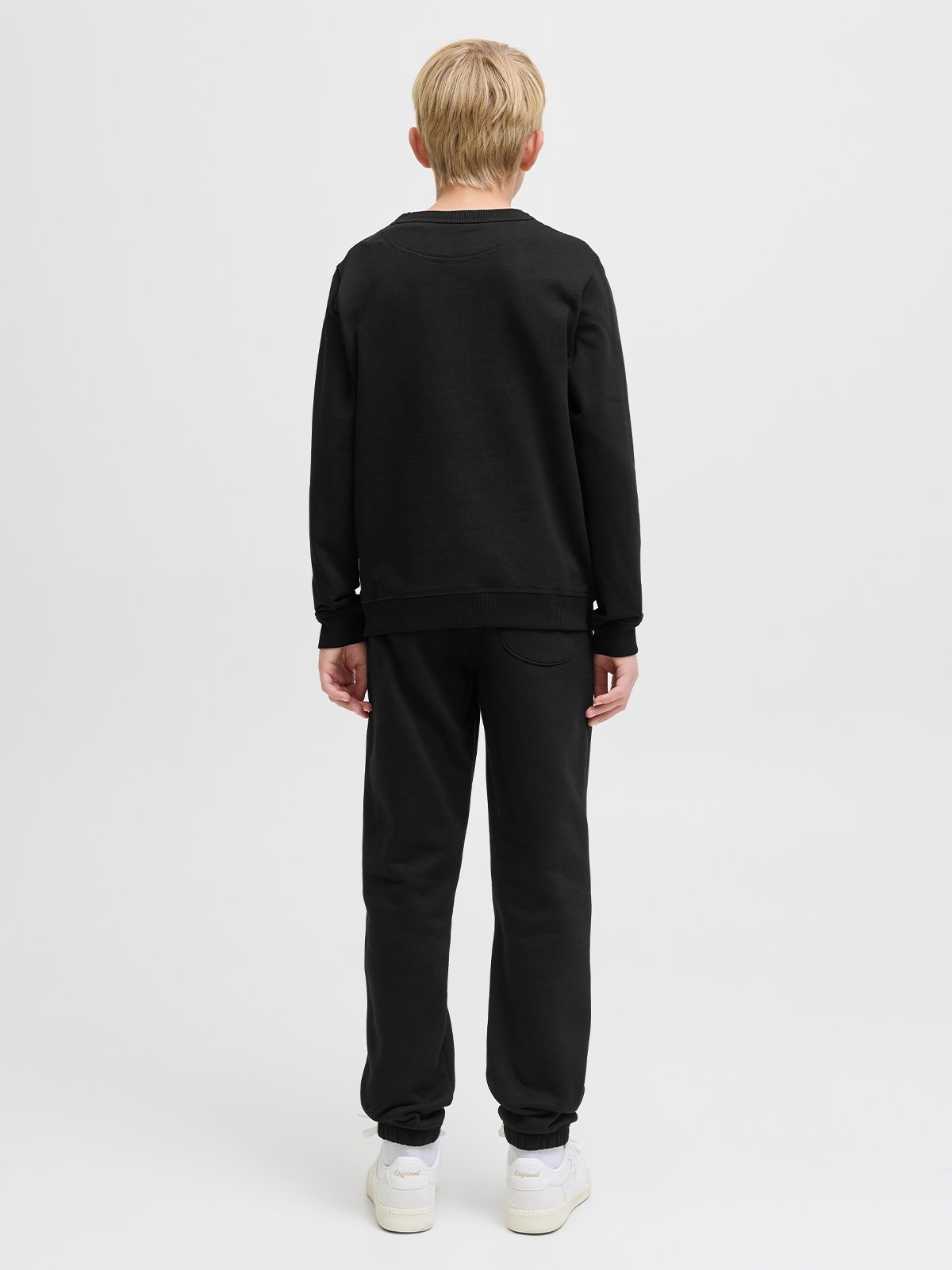Jack and Jones Junior Norrebro Sweat Crew Jnr Sort