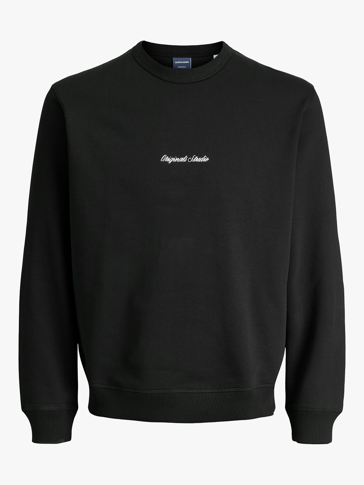 Jack and Jones Junior Norrebro Sweat Crew Jnr Sort
