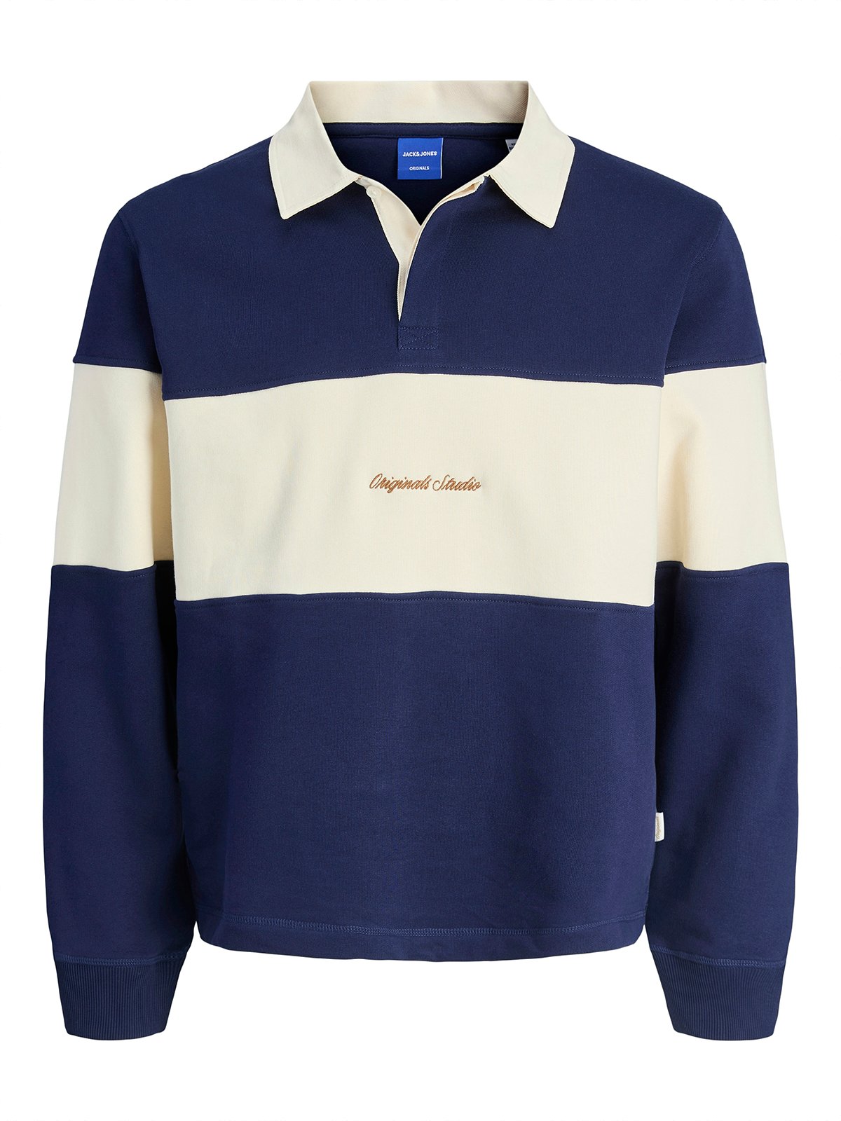 Jack and Jones Junior Norrebro Blocking Sweat Polo Ocean cavern