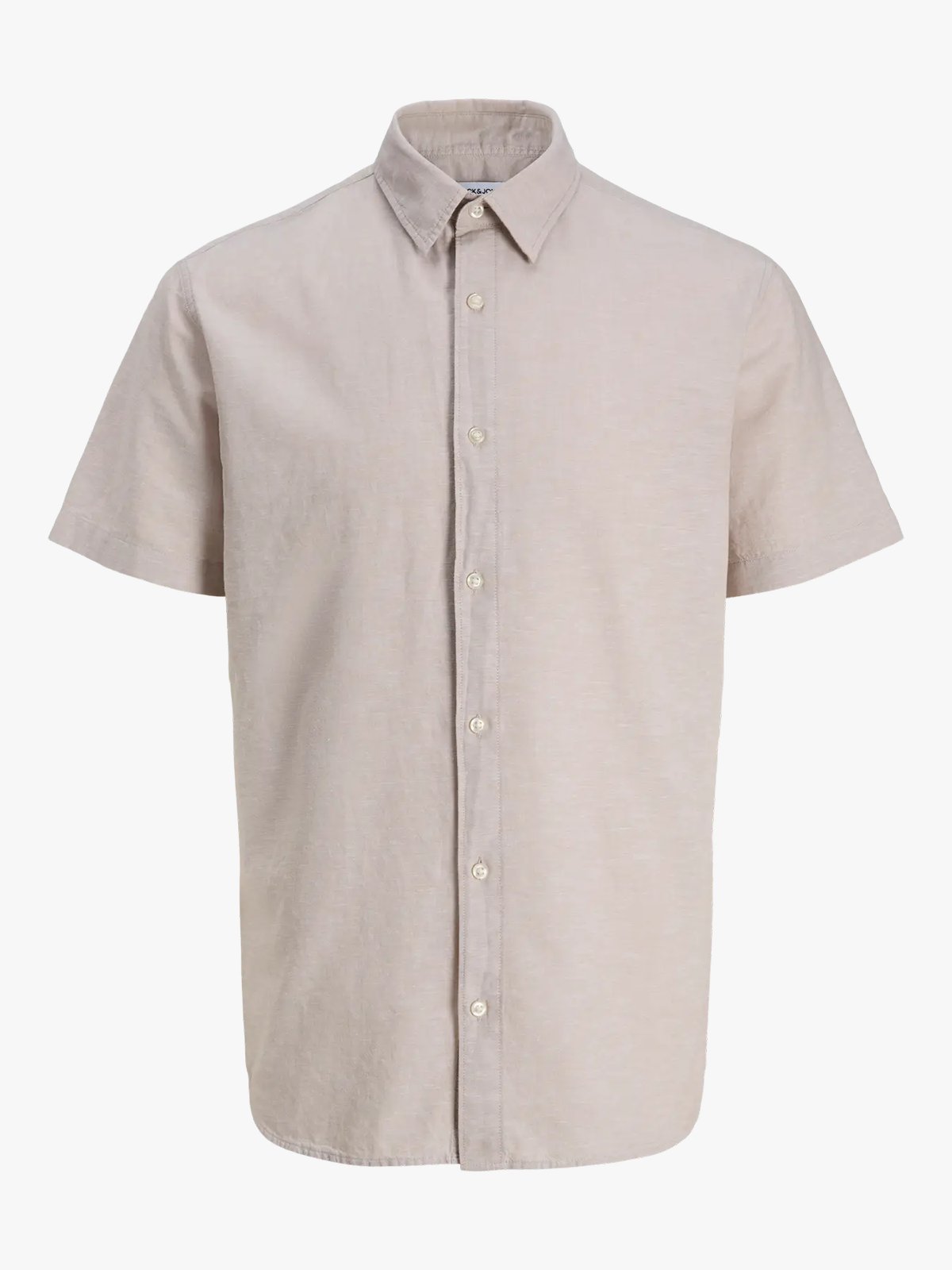 Jack and Jones Junior Breeze Linen Blend Shirt Short Sleeve Junior String