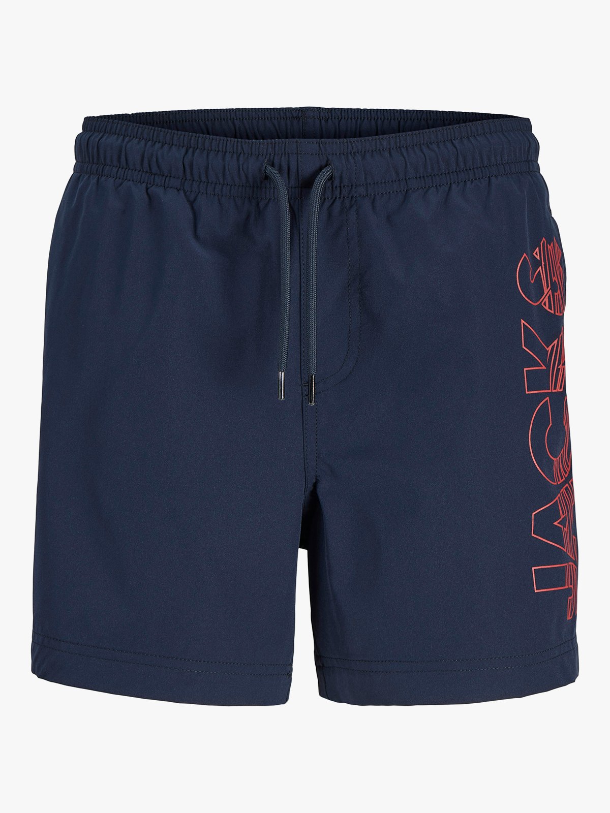 Jack and Jones Junior Maui Wave Logo Swim Shorts Navy Blazer