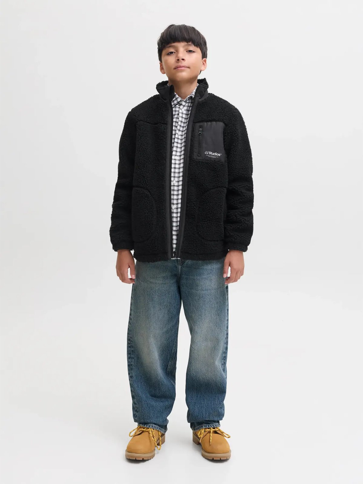 Jack & Jones Junior Soho Teddy Jacket Black