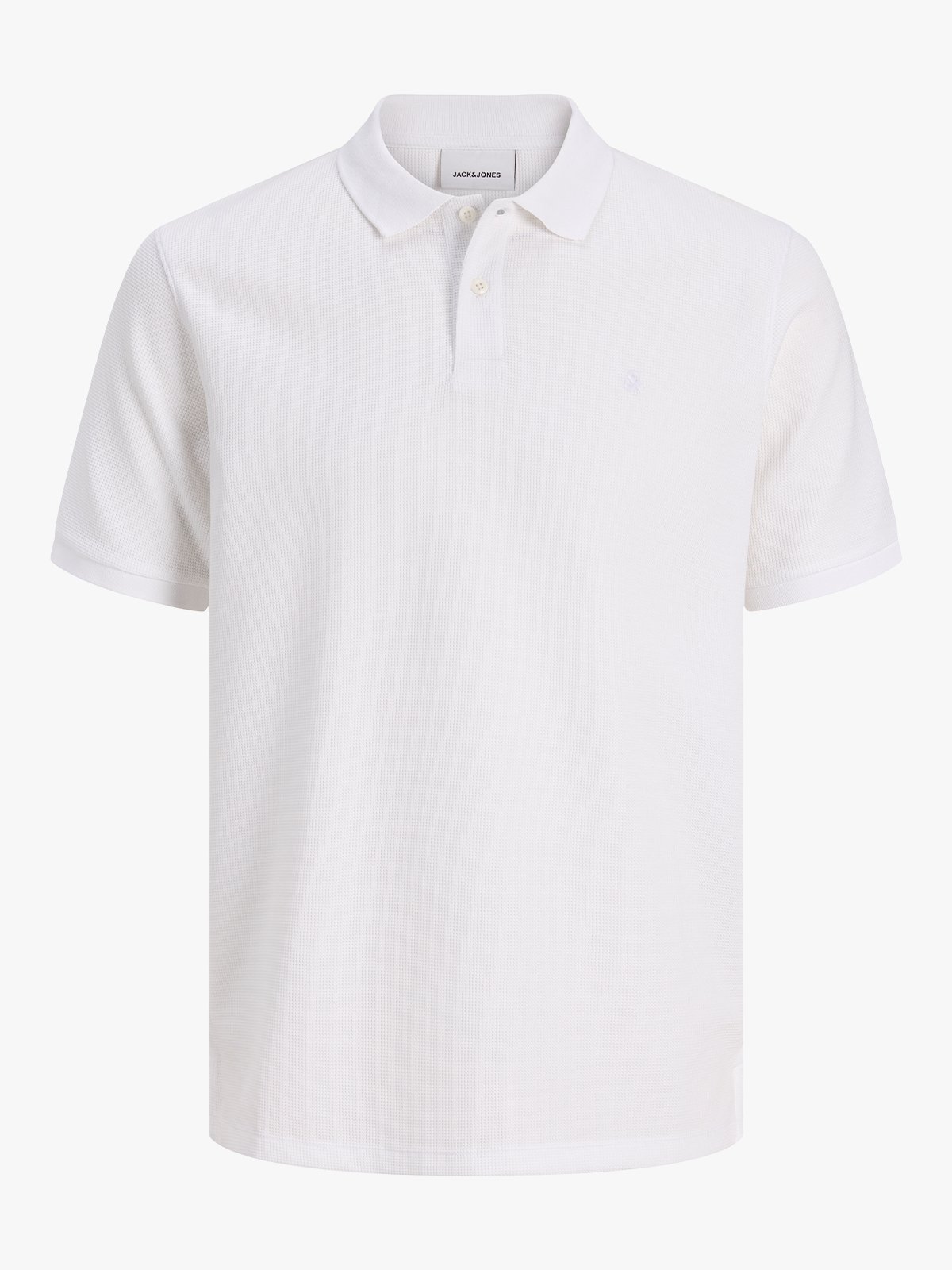 Jack and Jones Junior Austin Polo Short Sleeve White