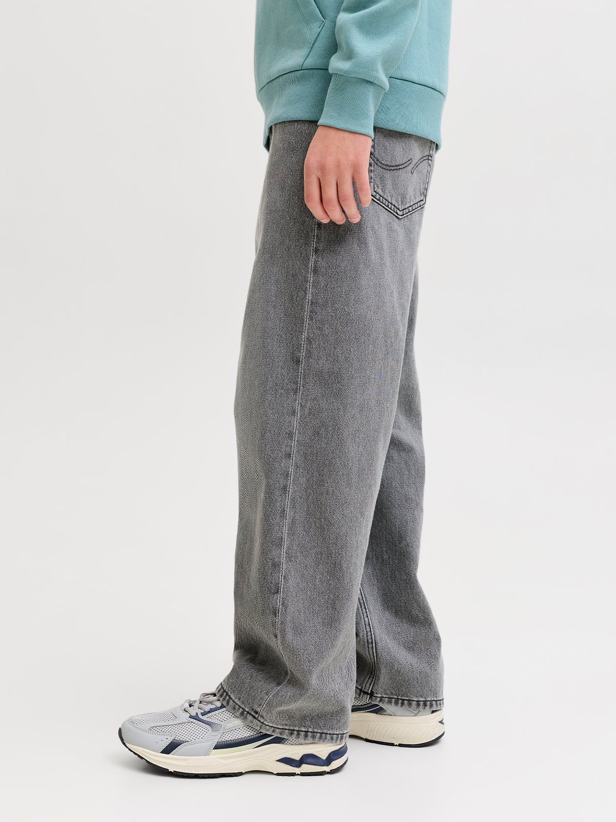 Jack and Jones Junior Alex Original Junior Grey Denim