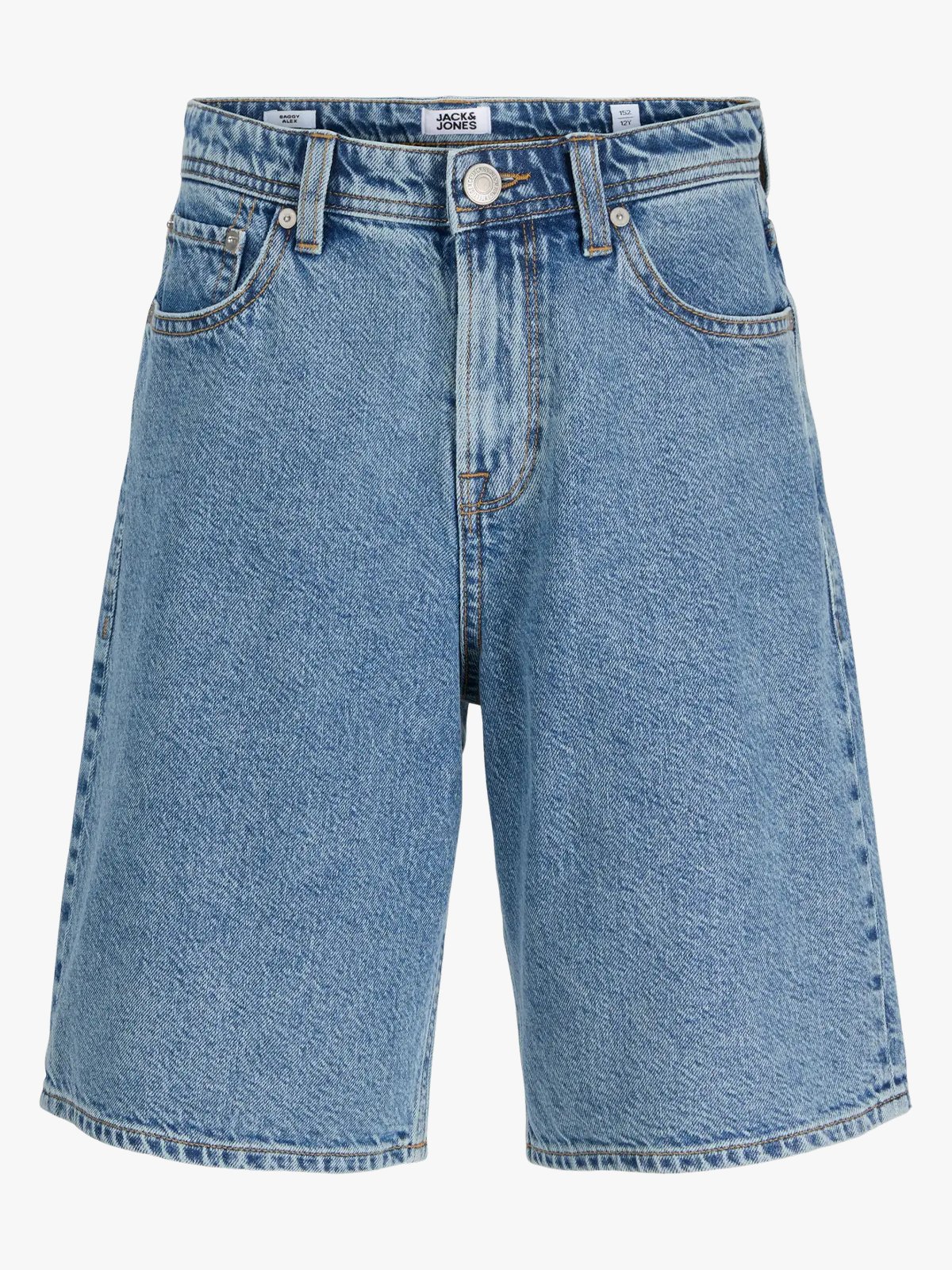 Jack and Jones Junior Alex Original Shorts Junior Blue Denim