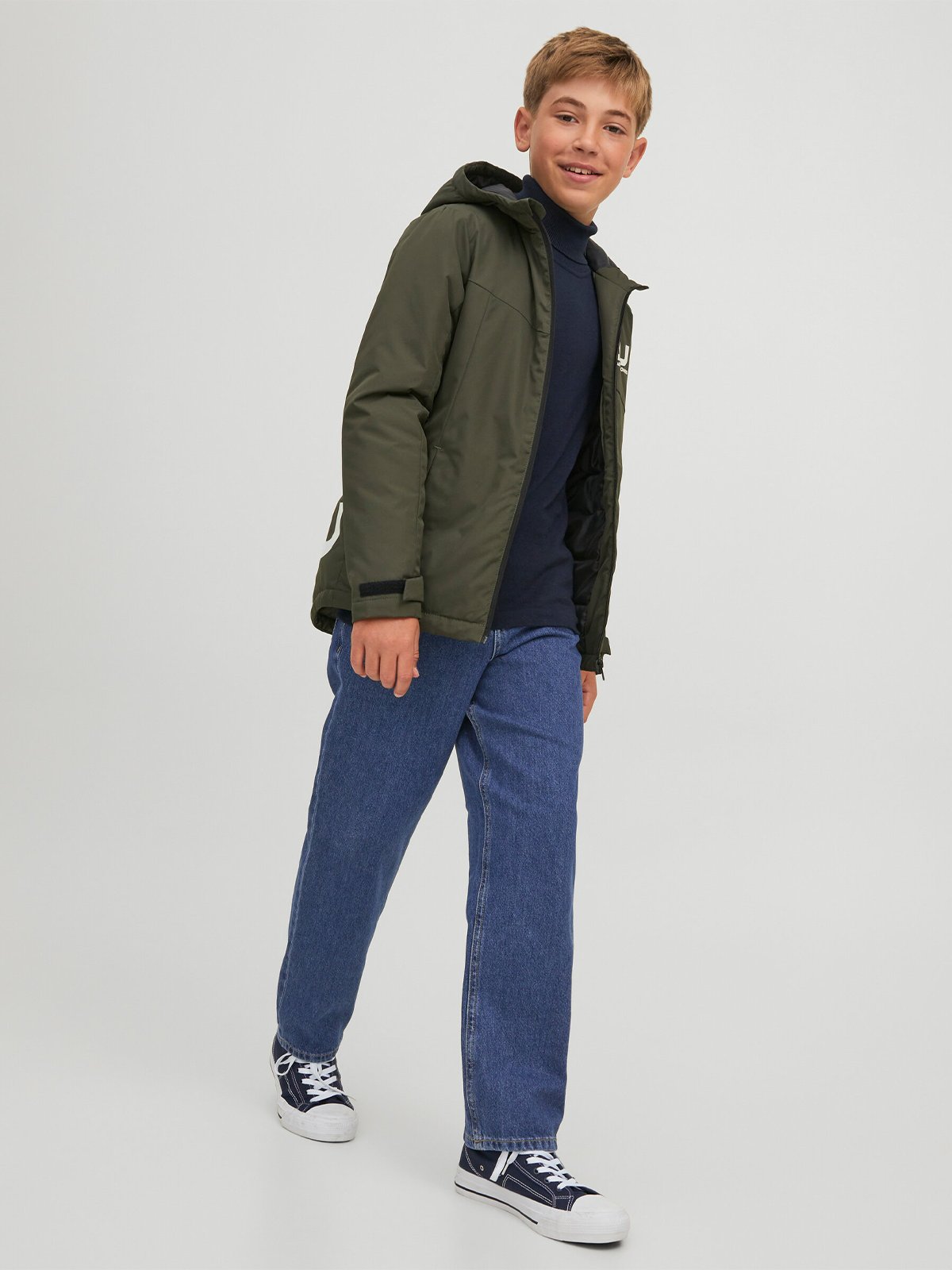 Jack and Jones Junior Chris Original Junior Blue Denim