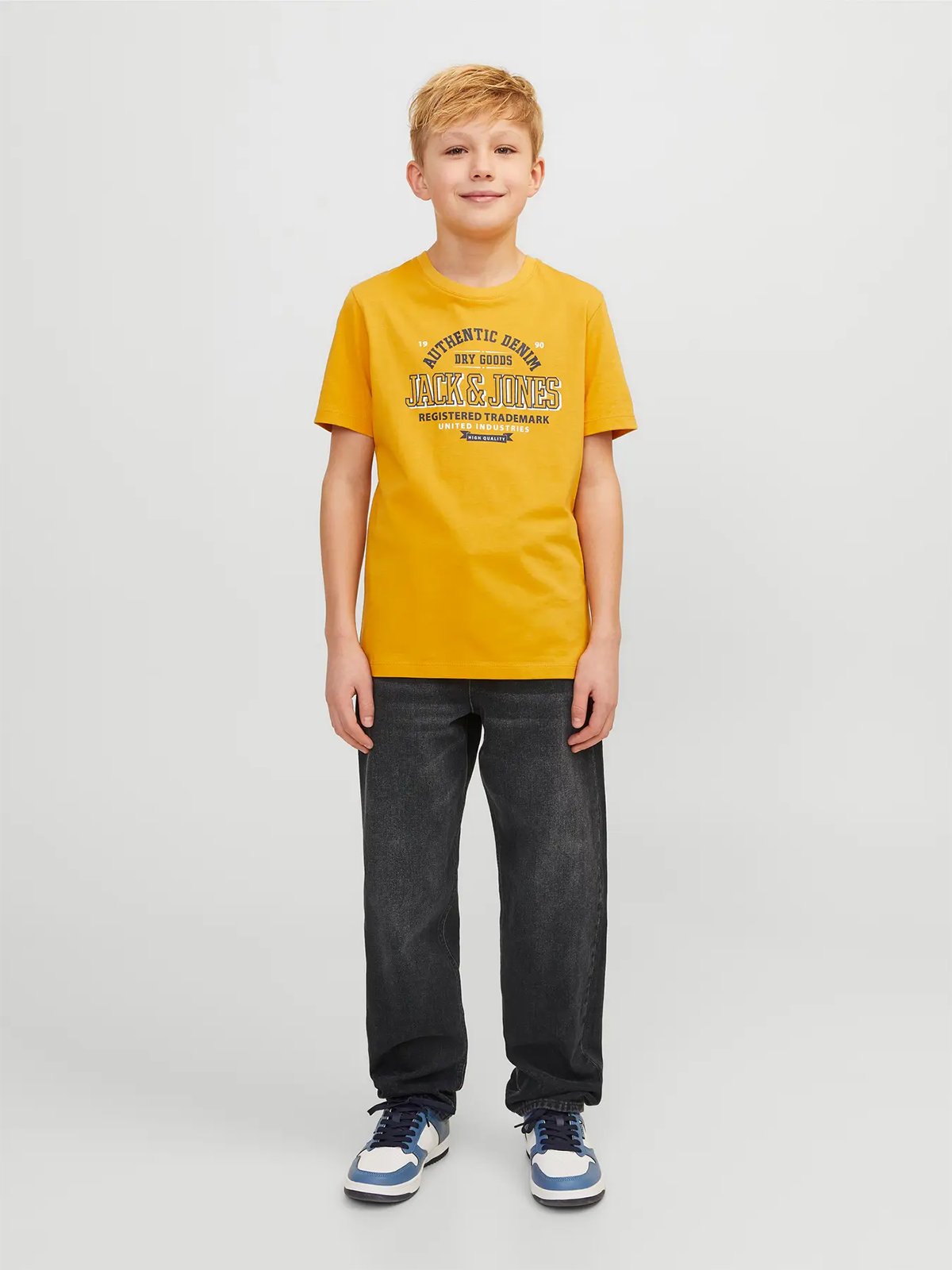 Jack and Jones Junior Chris Original Junior Black Denim