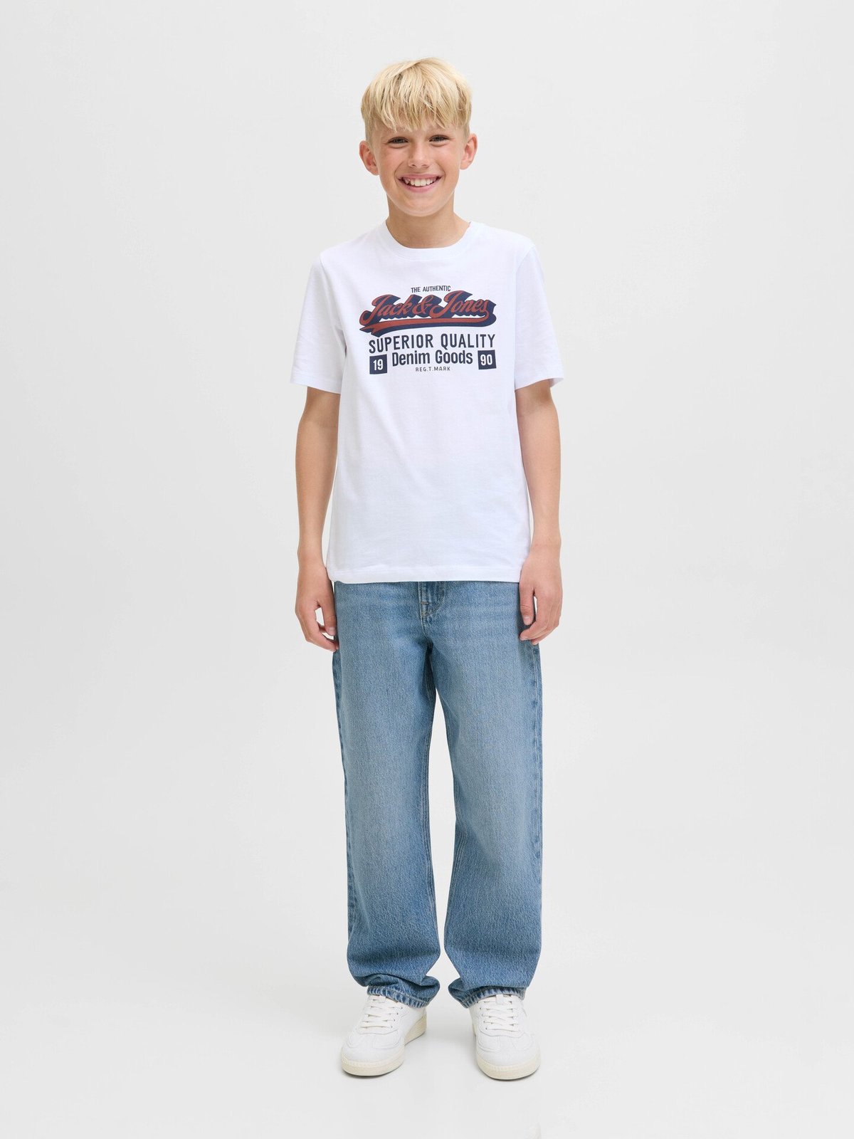 Jack and Jones Junior Chris Original Junior Blue Denim