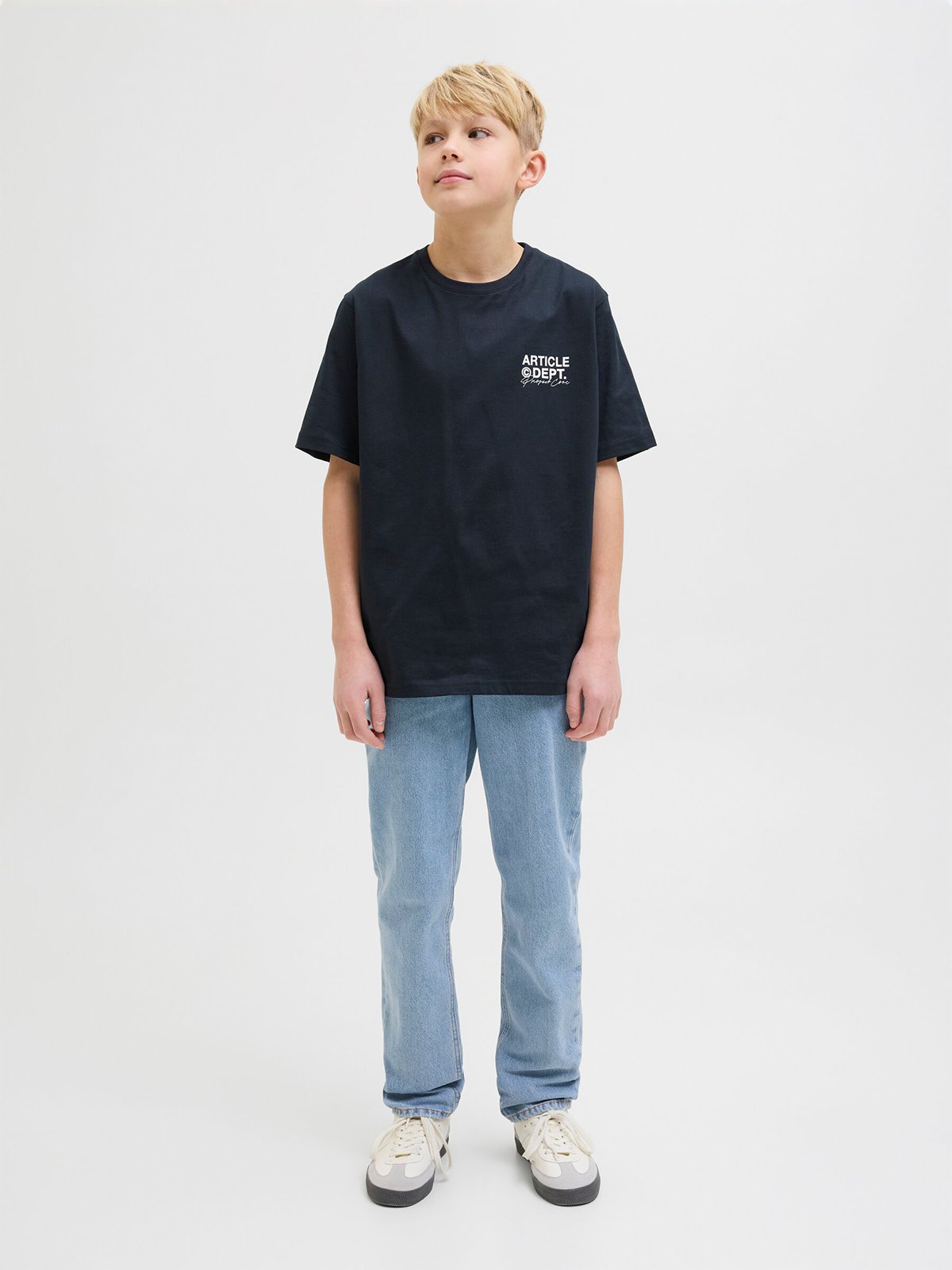 Jack and Jones Junior Clark Original Junior Blue Denim