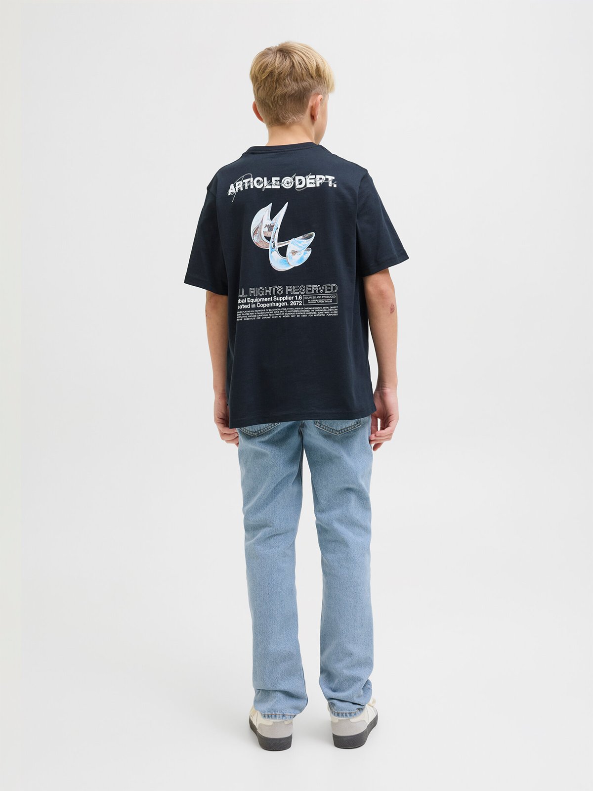 Jack and Jones Junior Clark Original Junior Blue Denim