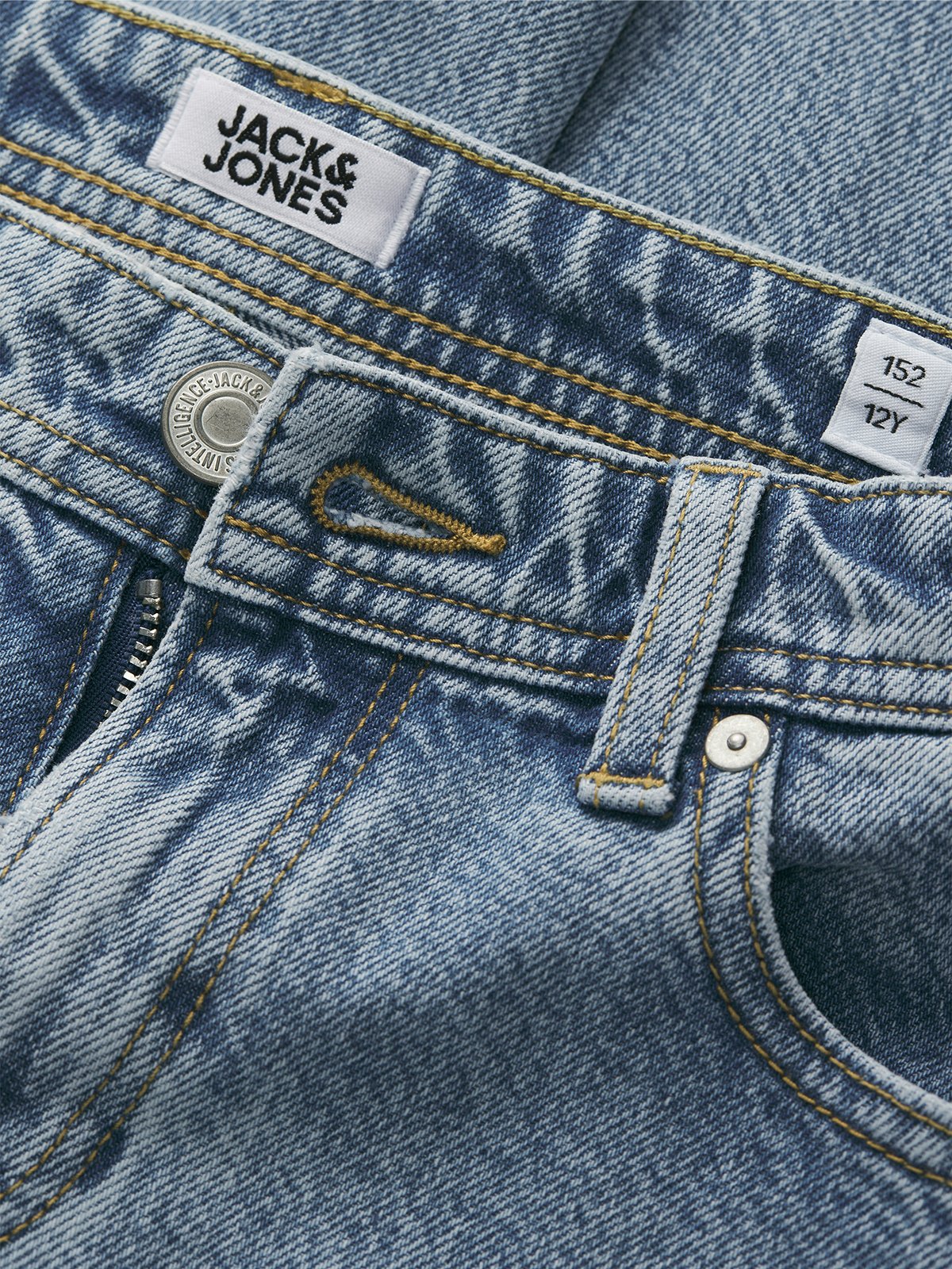 Jack and Jones Junior Clark Original Junior Blue Denim