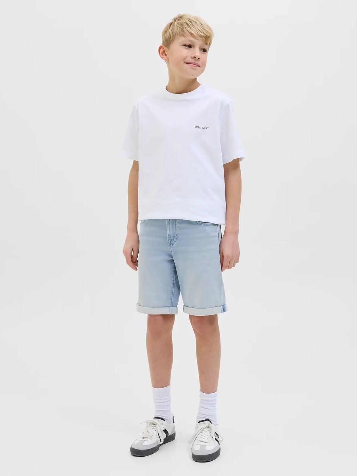 Jack and Jones Junior Rick Icon Shorts Junior Blue Denim