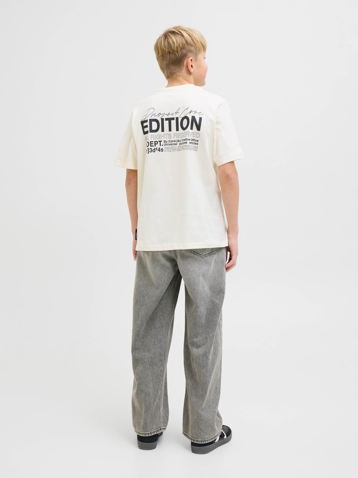 Jack and Jones Junior Ron Original Junior Grey Denim