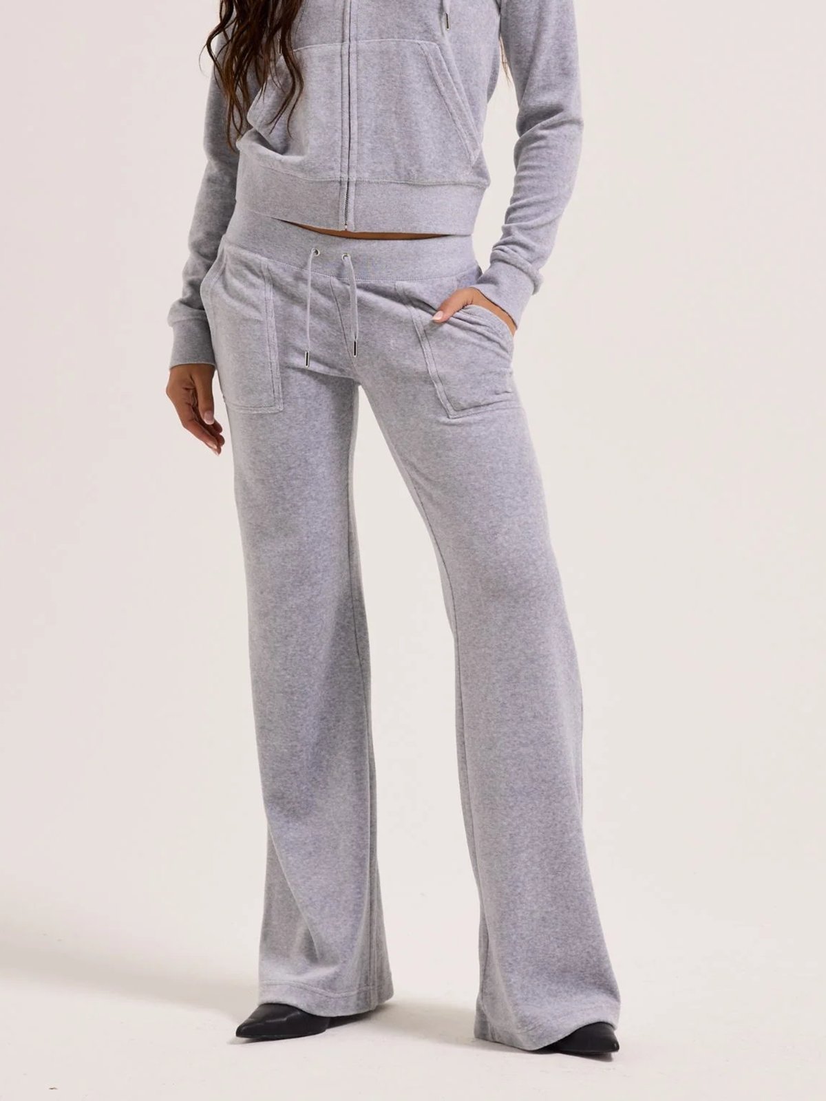 Juicy Couture Layla Pocket Pant Silver Marl