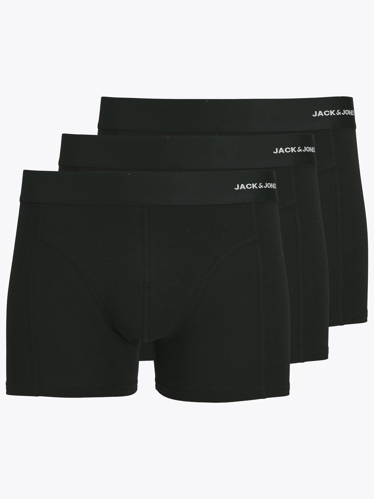 Jack and Jones Basic Bamboo Trunks 3 Pack Black