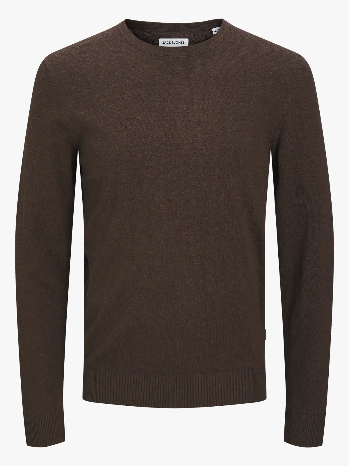 Jack and Jones Emil Knit Crew Neck Mulch Twist
