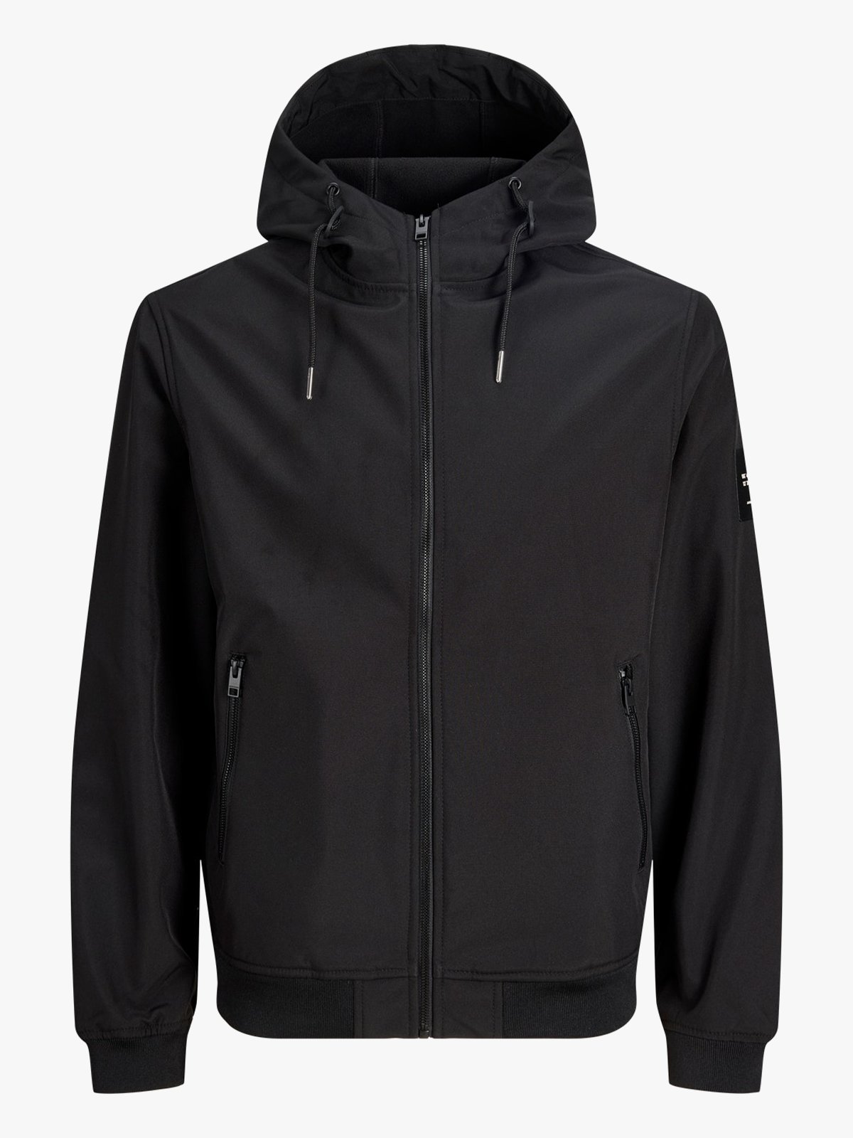 Jack and Jones Basic Softshell Hood Black