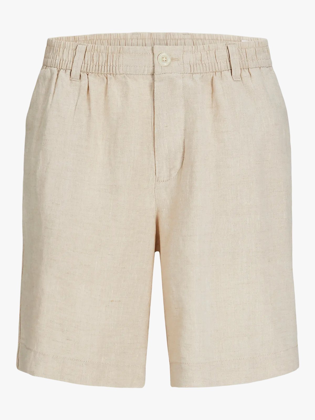 Jack and Jones Bill Lawrence Linen Shorts Silver Lining