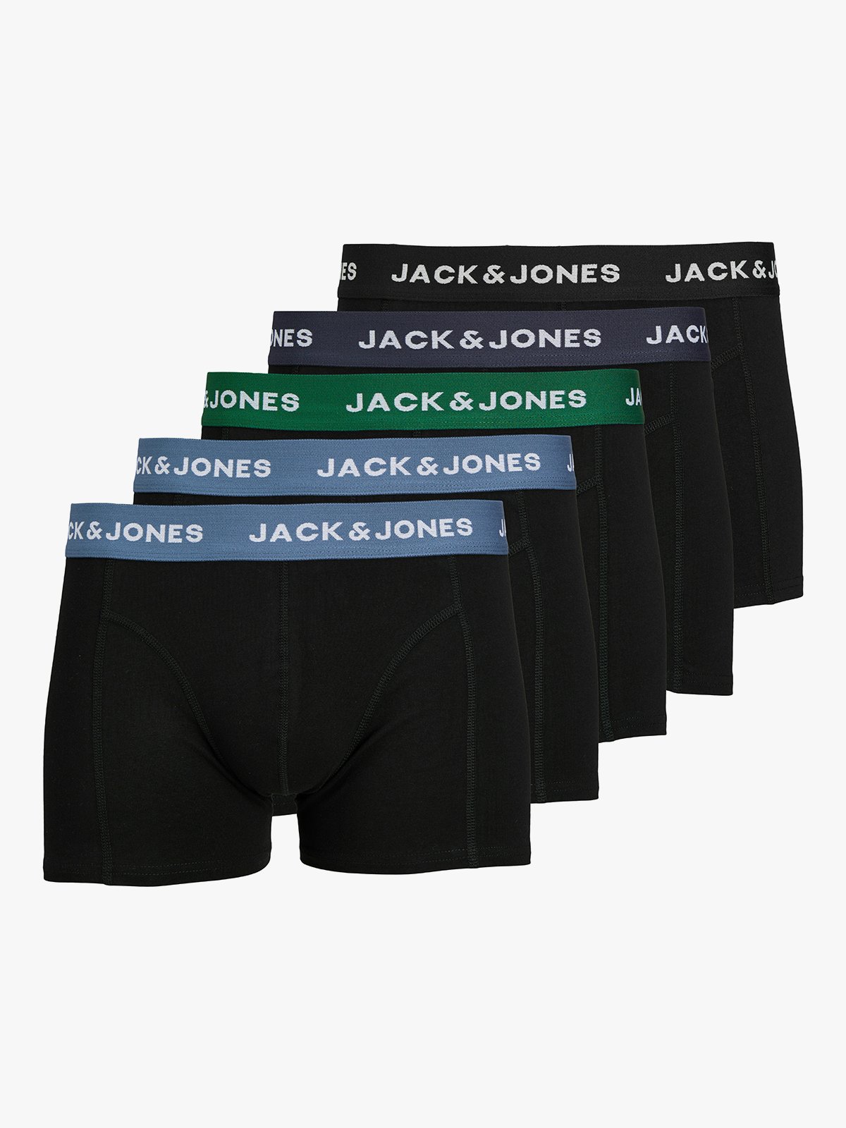 Jack and Jones Solid Trunks 5 pack Sort