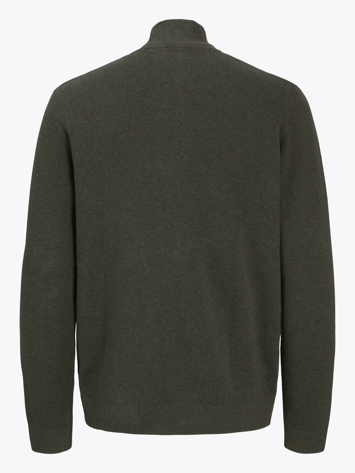Jack and Jones Milano Stitch Knit Half Zip Rosin Melange