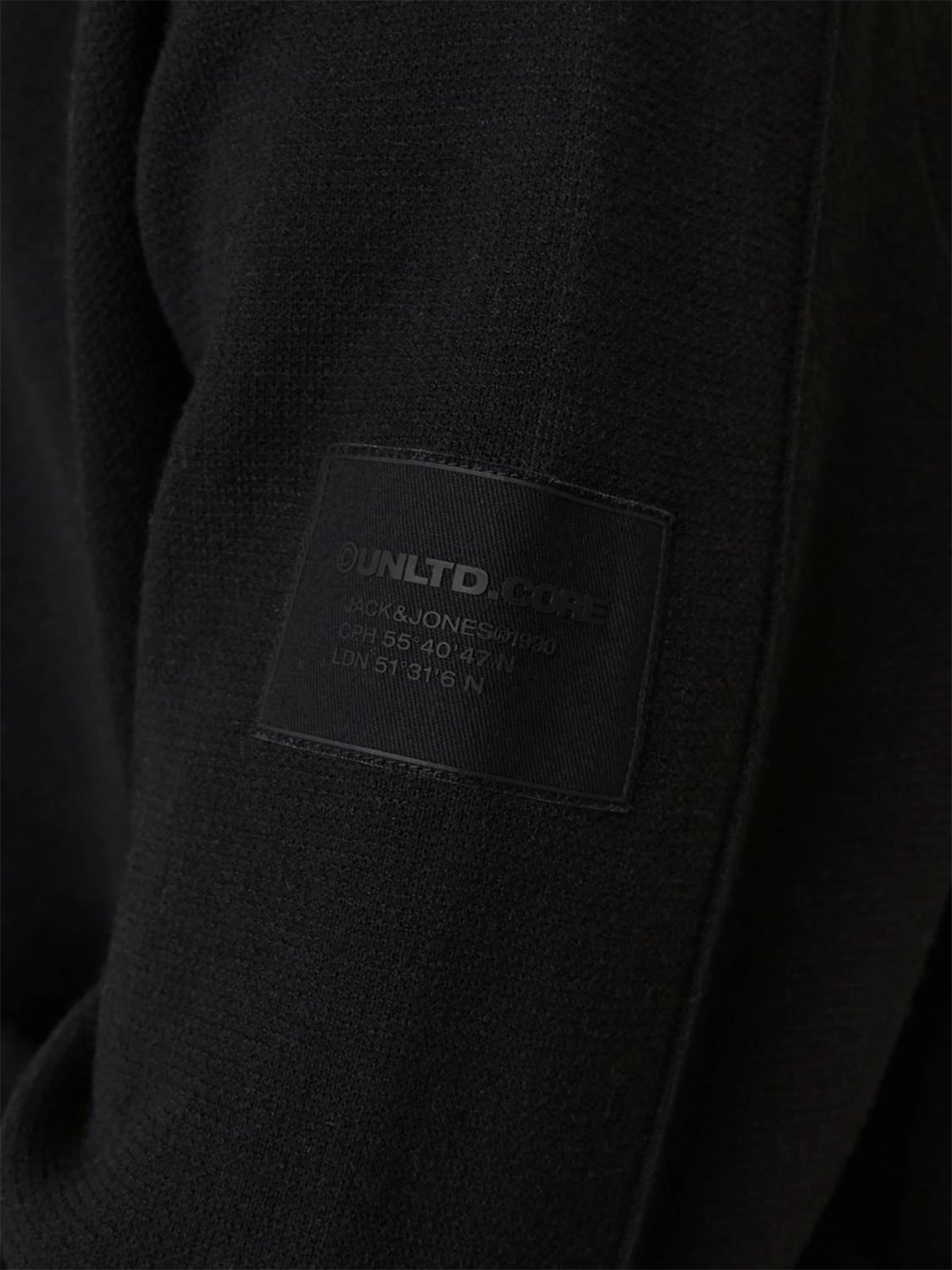 Jack and Jones Aero Knit Hood Black