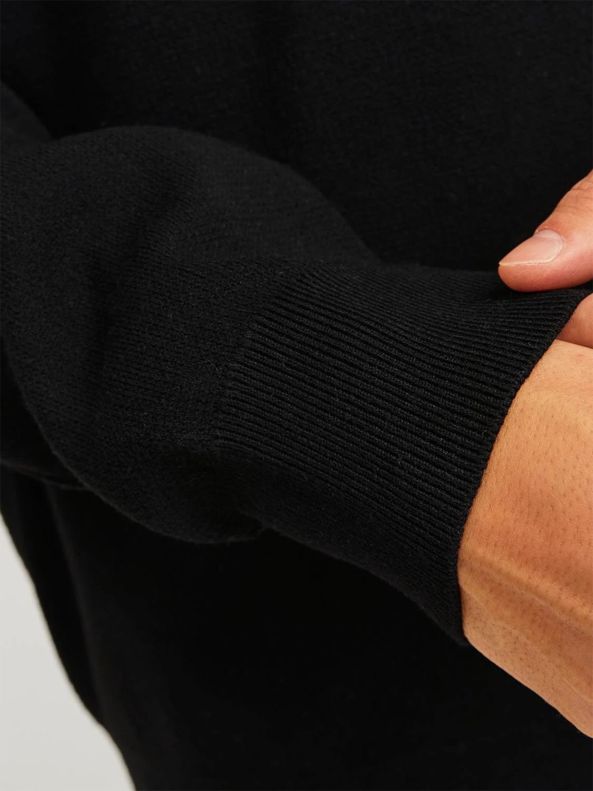 Jack and Jones Aero Knit Hood Black