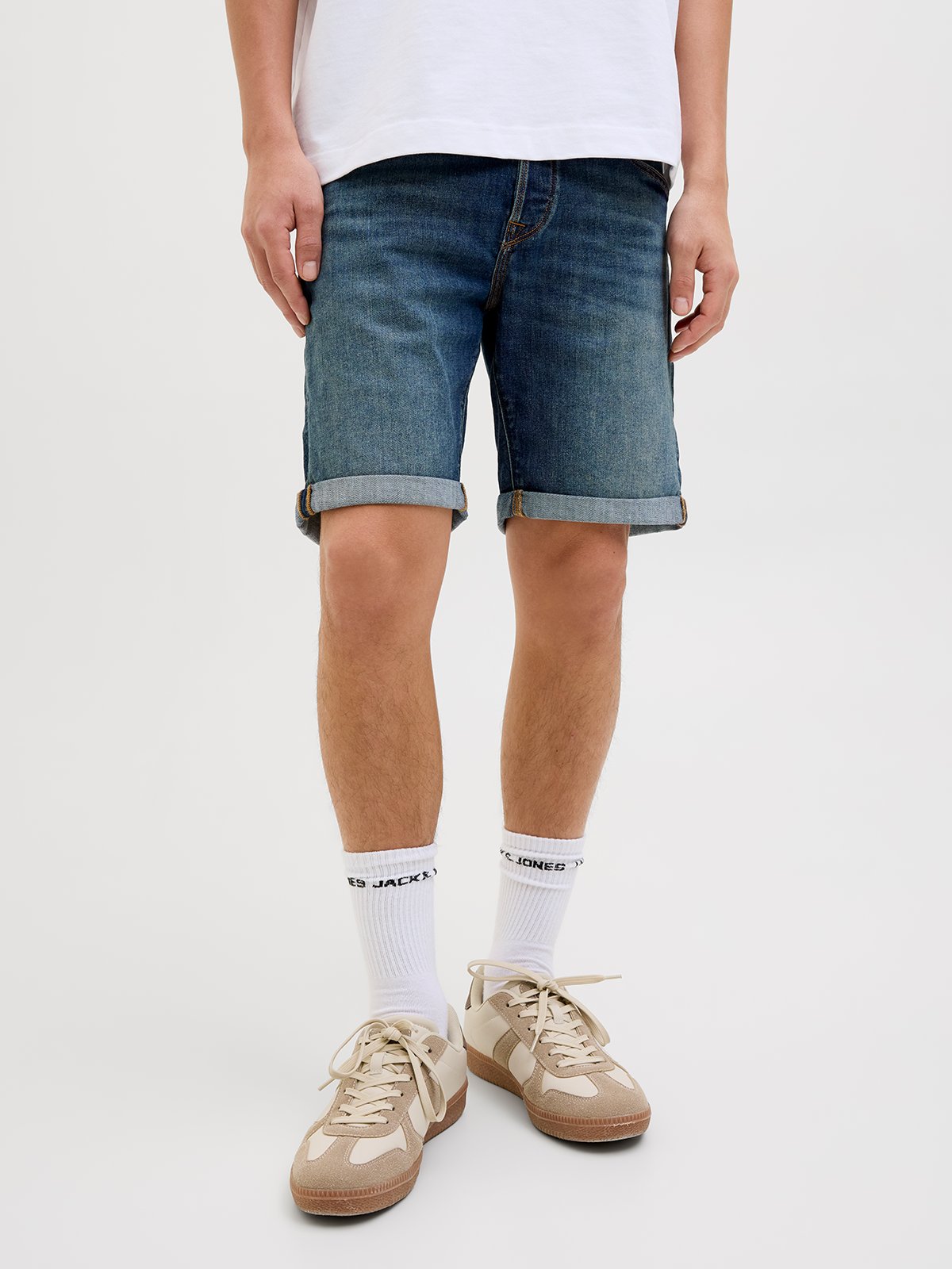 Jack and Jones Rick Fox Shorts Blue denim
