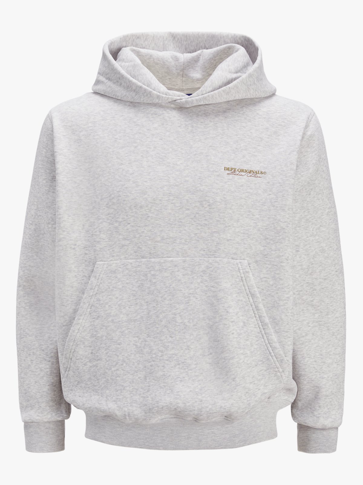 Jack & Jones Islington Back Sweat Hood White Melange
