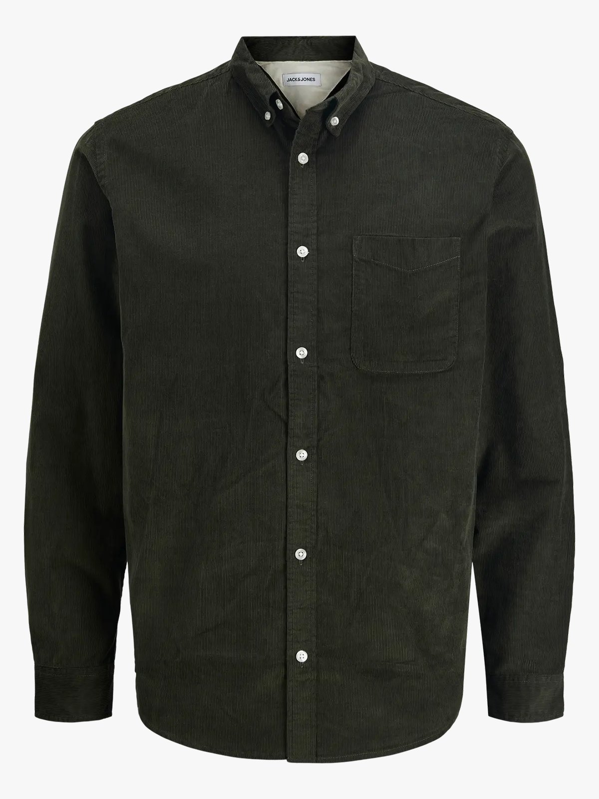 Jack and Jones Classic Cord Shirt Long Sleeve Rosin